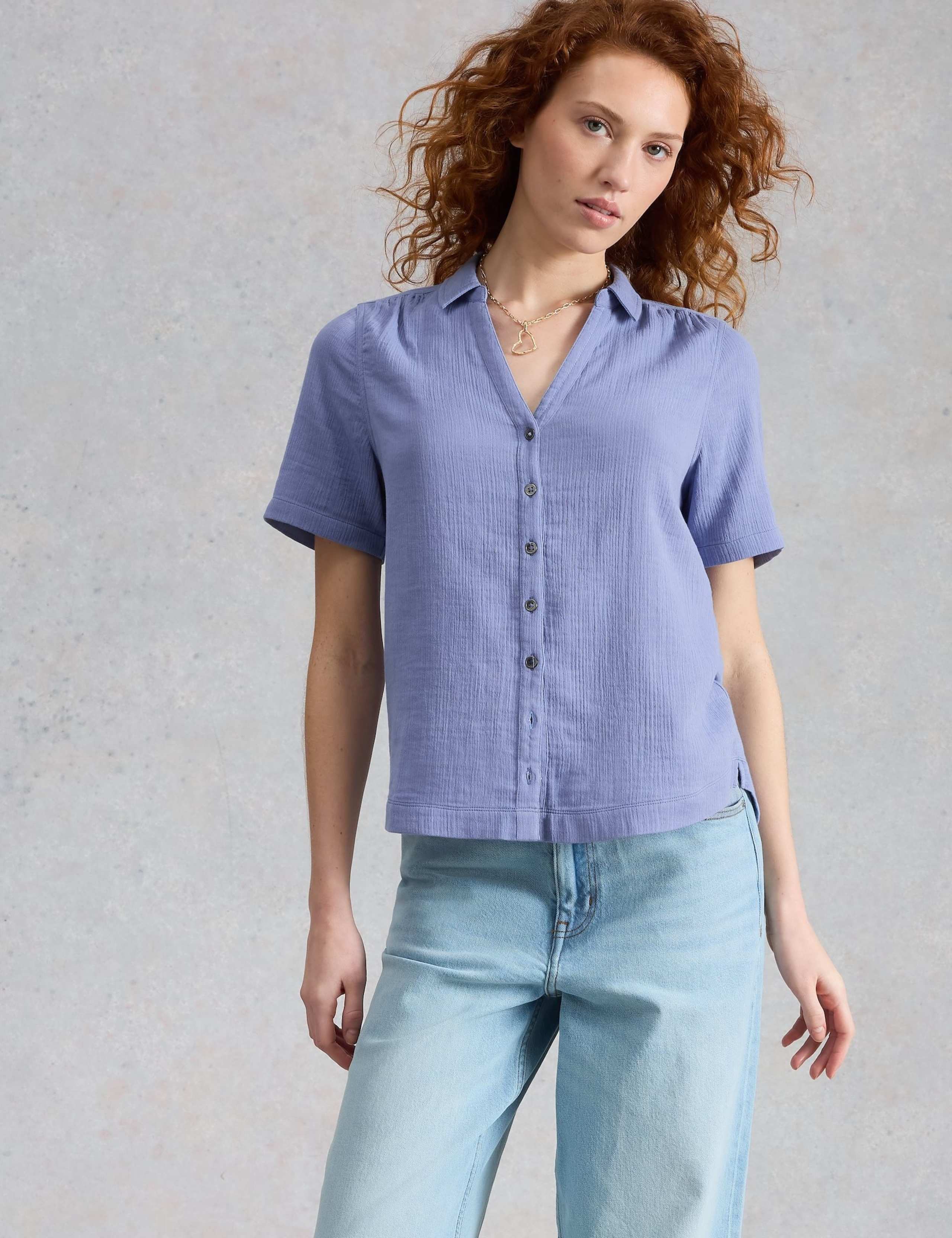 Pure Cotton Collared Shirt 5 of 6