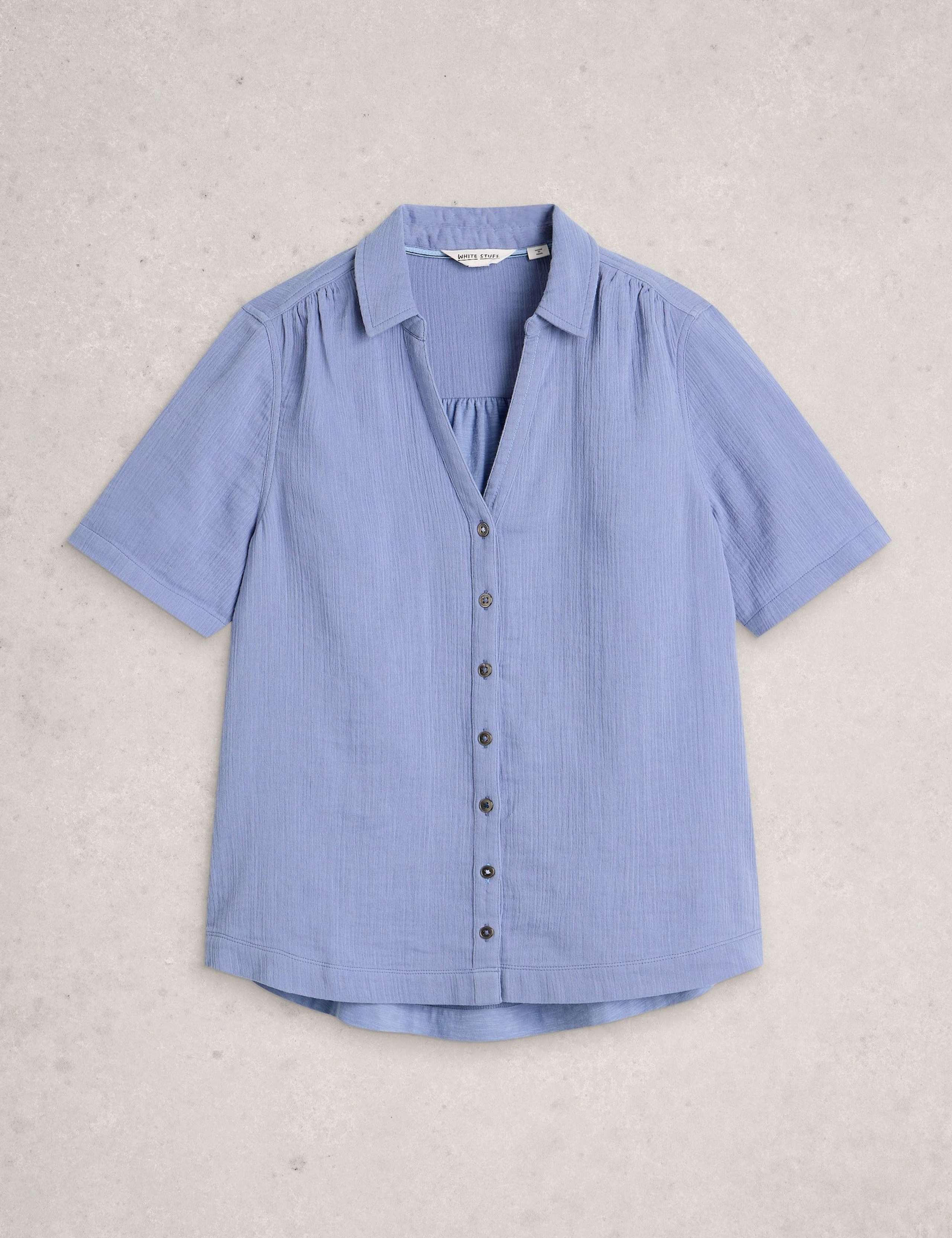 Pure Cotton Collared Shirt 2 of 6