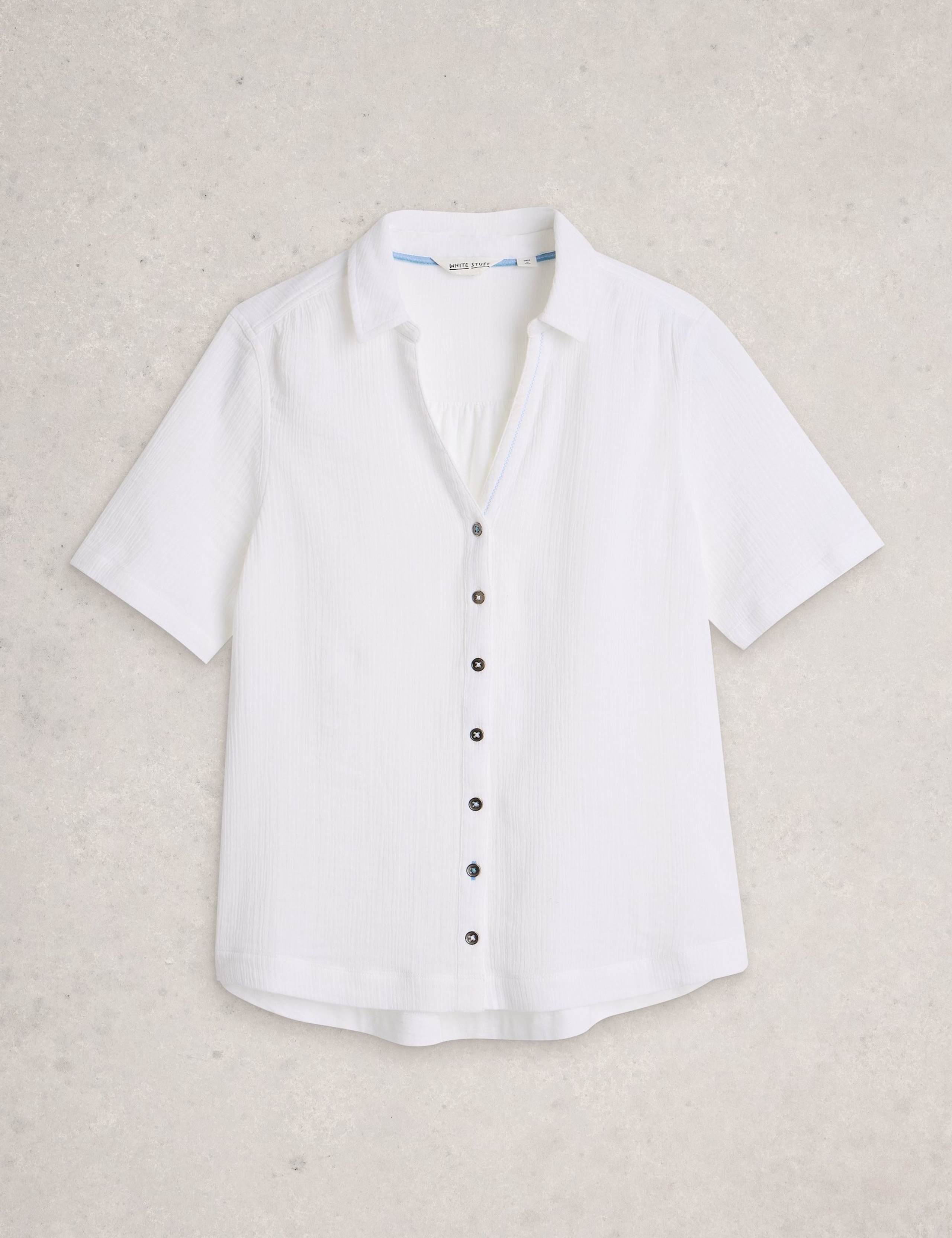 Pure Cotton Collared Shirt 2 of 6