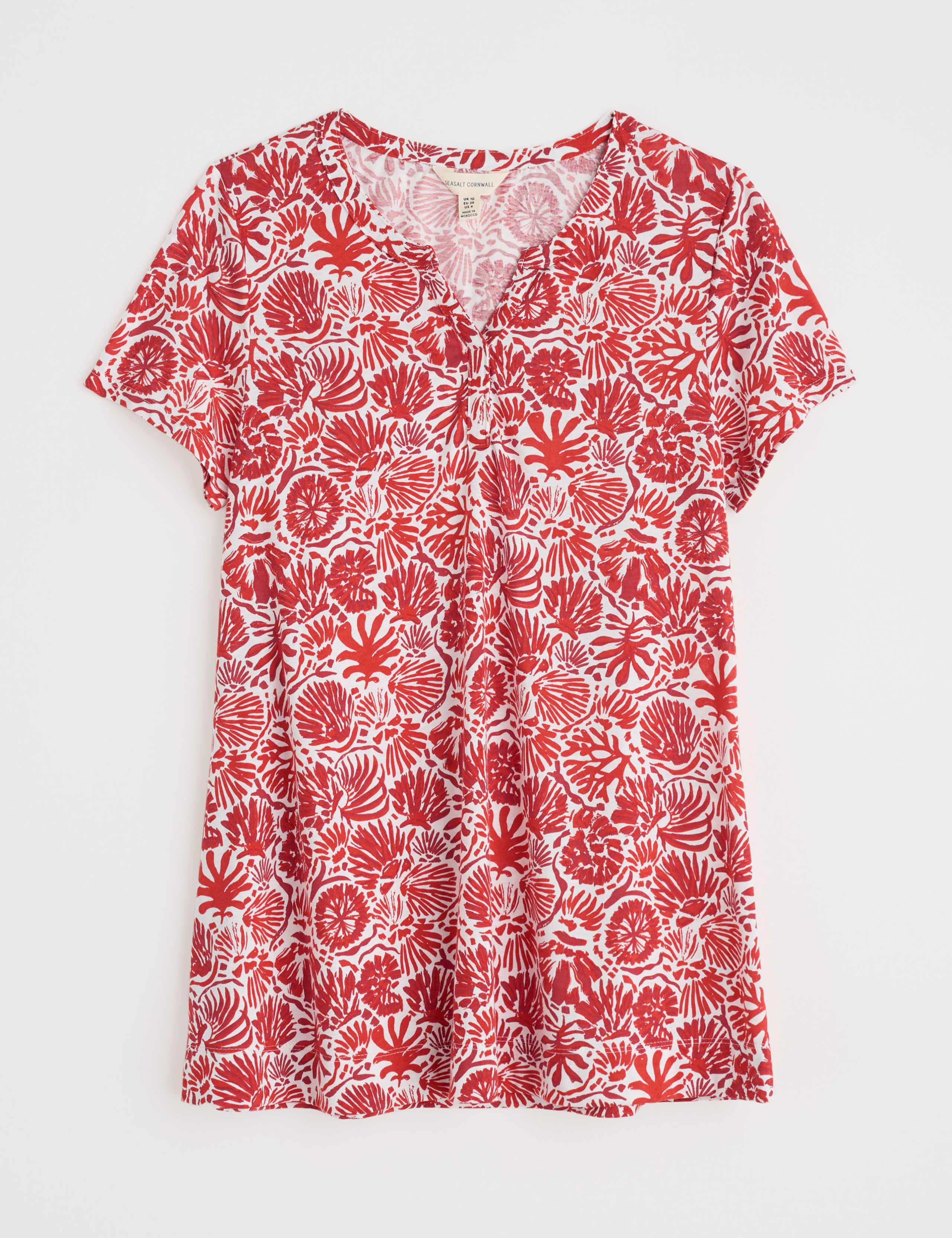 Cotton Modal Blend Floral Relaxed Top 2 of 5