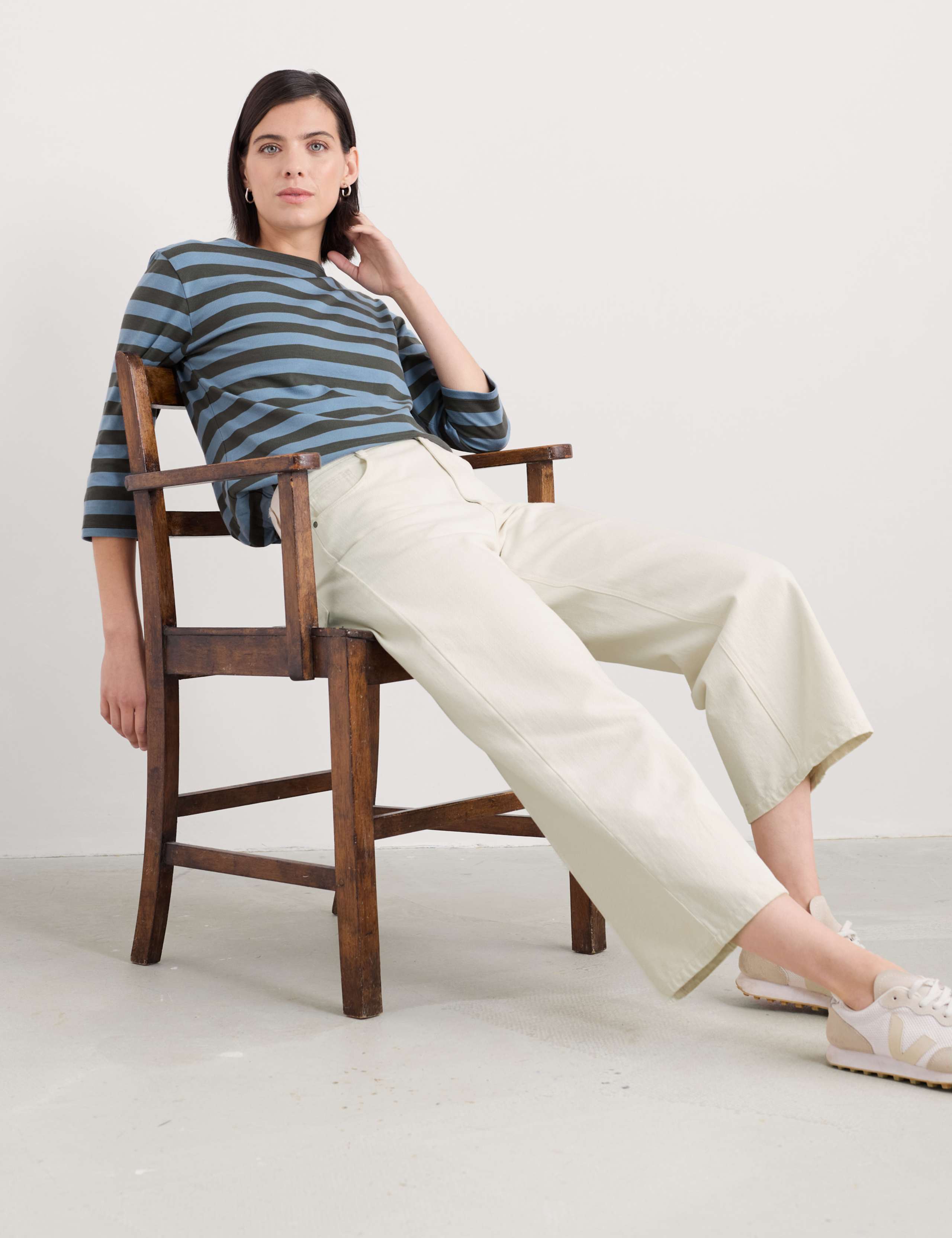 Pure Cotton Striped Top 4 of 5
