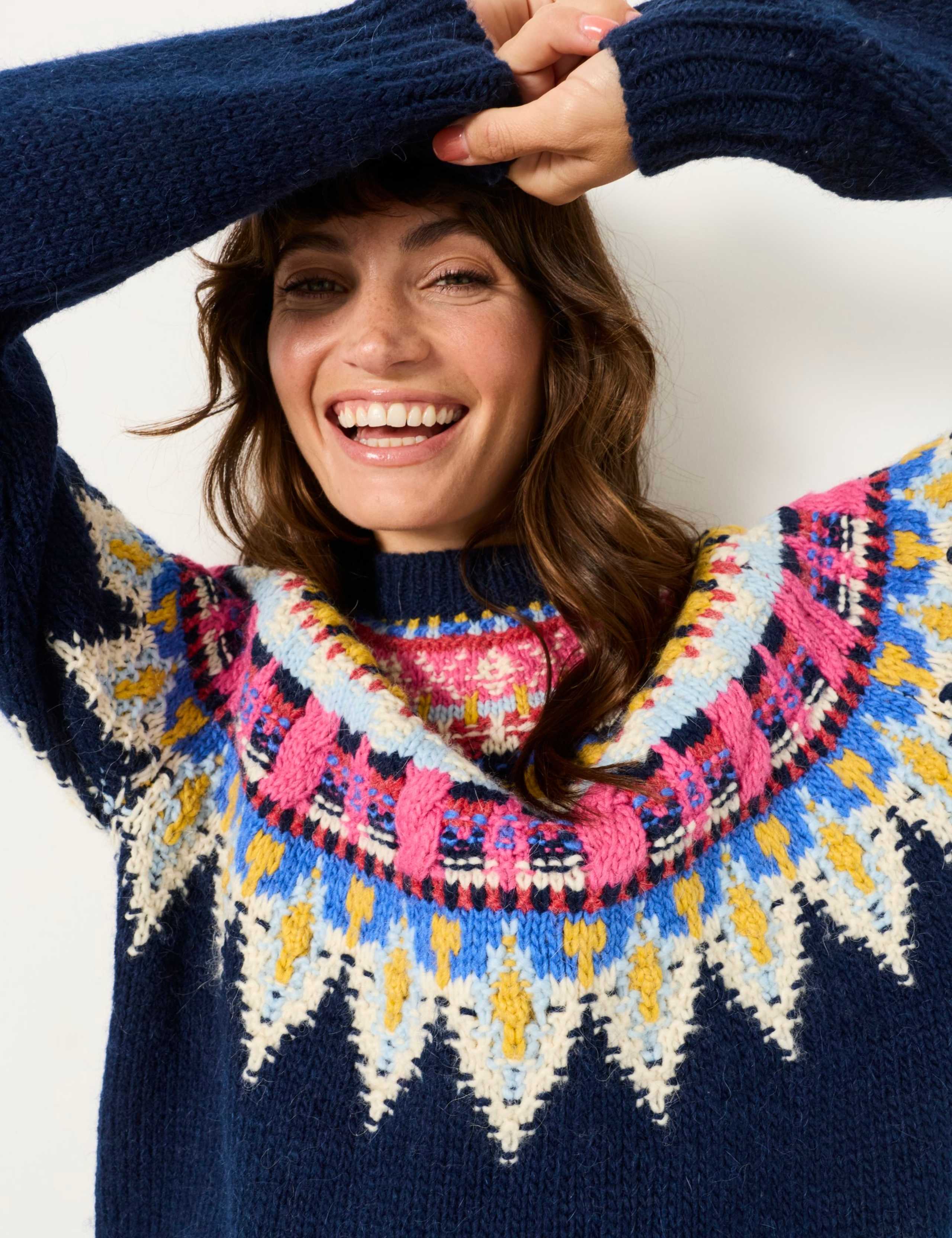 Fair Isle Jumper with Wool 6 of 6