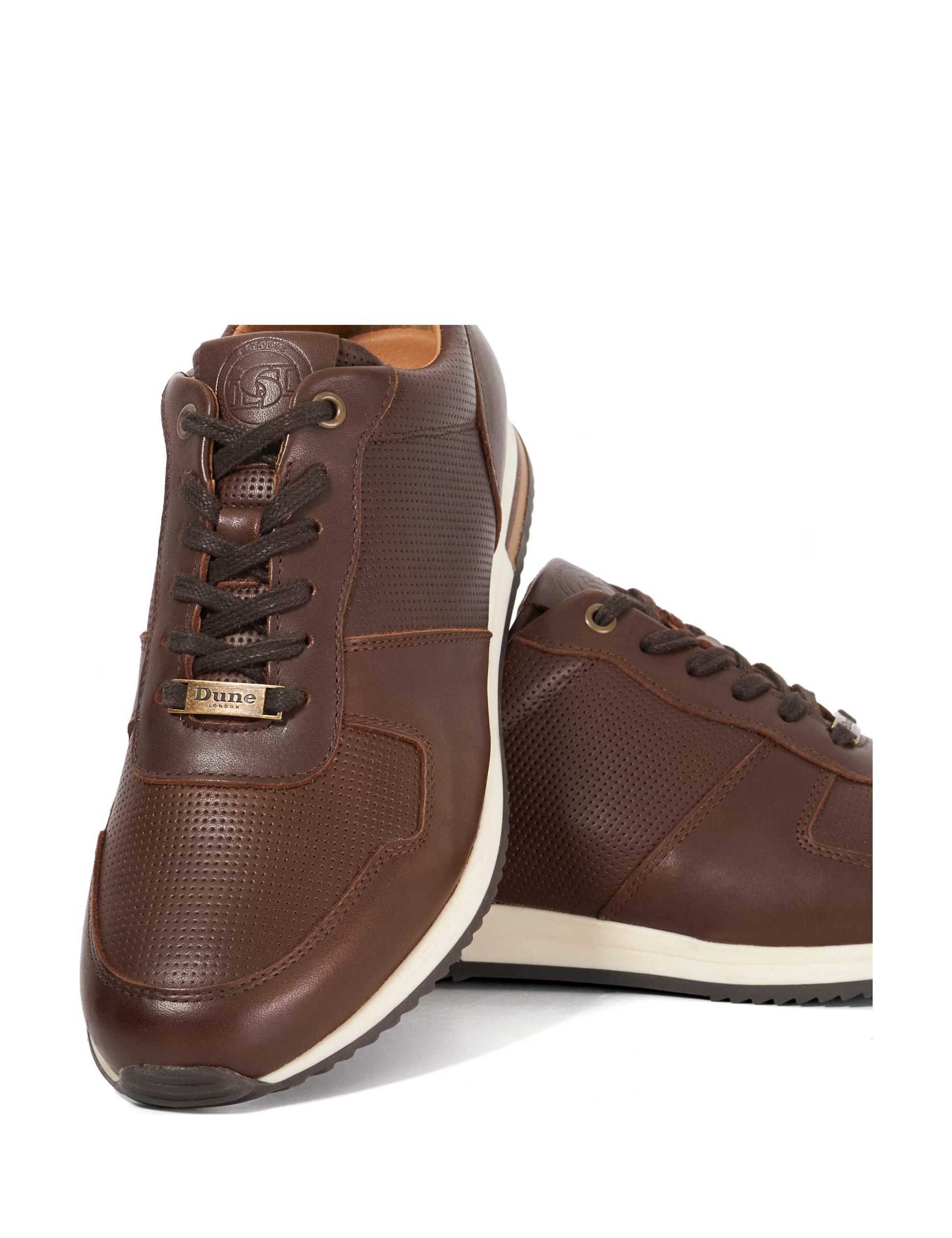 Leather Lace Up Trainers 6 of 6