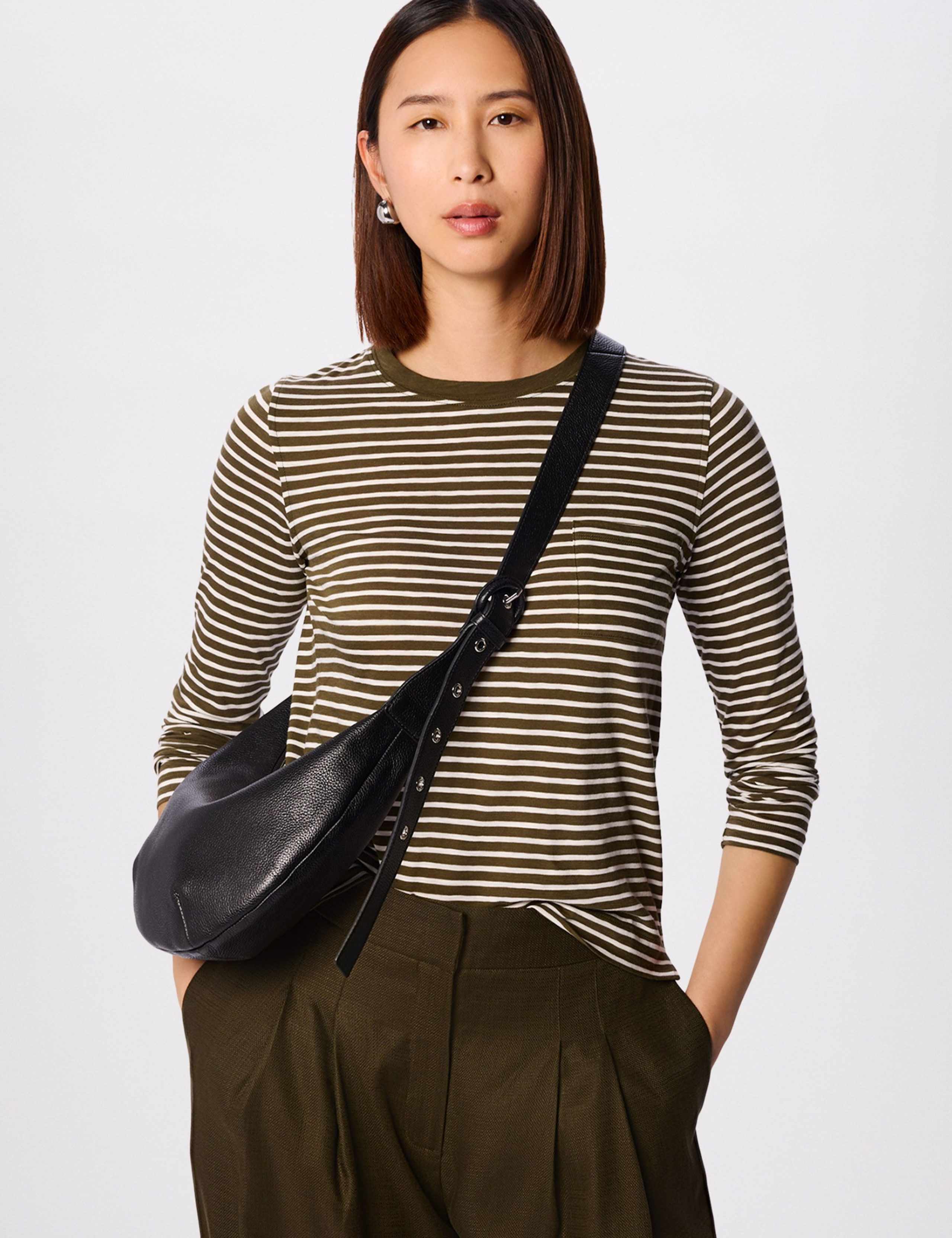 Pure Cotton Striped Top 1 of 6