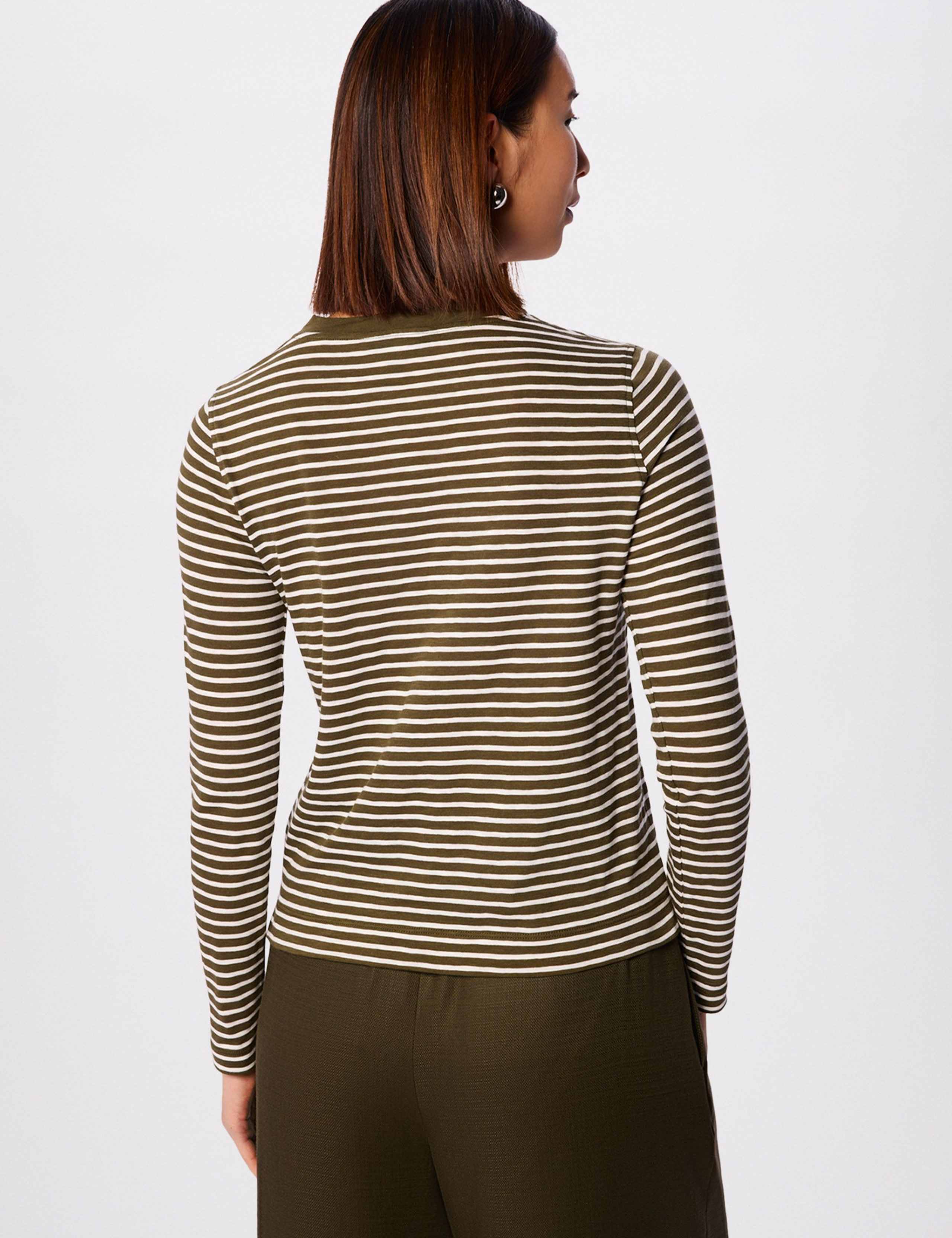 Pure Cotton Striped Top 4 of 6