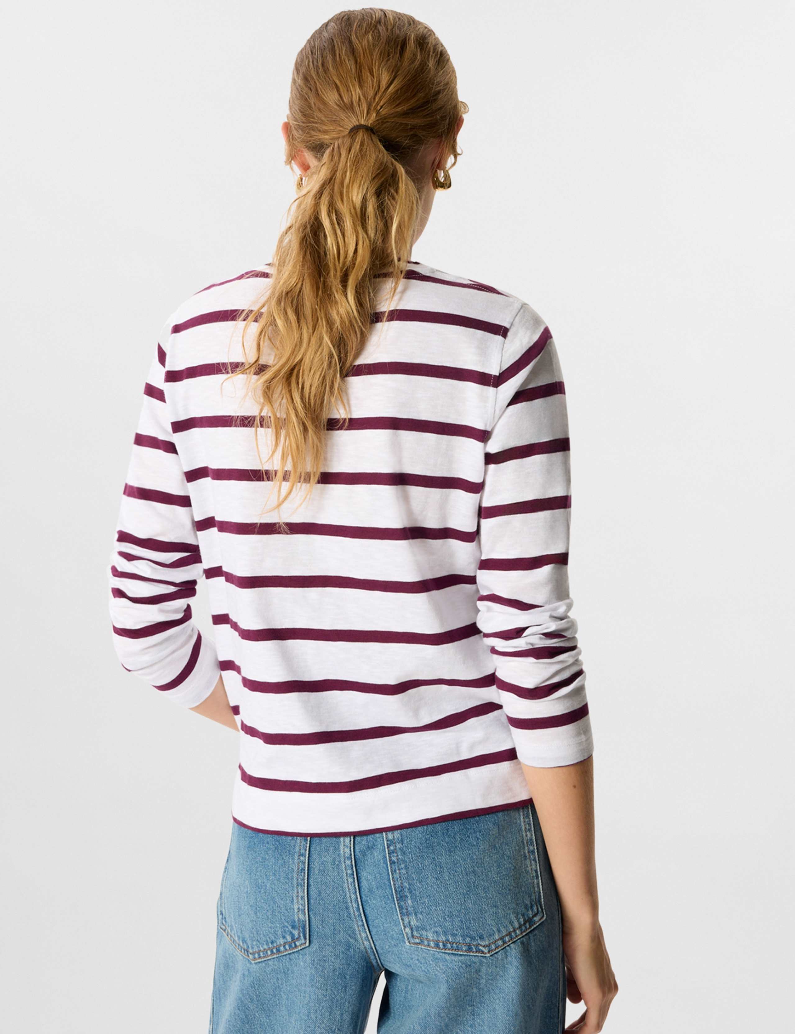 Pure Cotton Striped Top 4 of 7