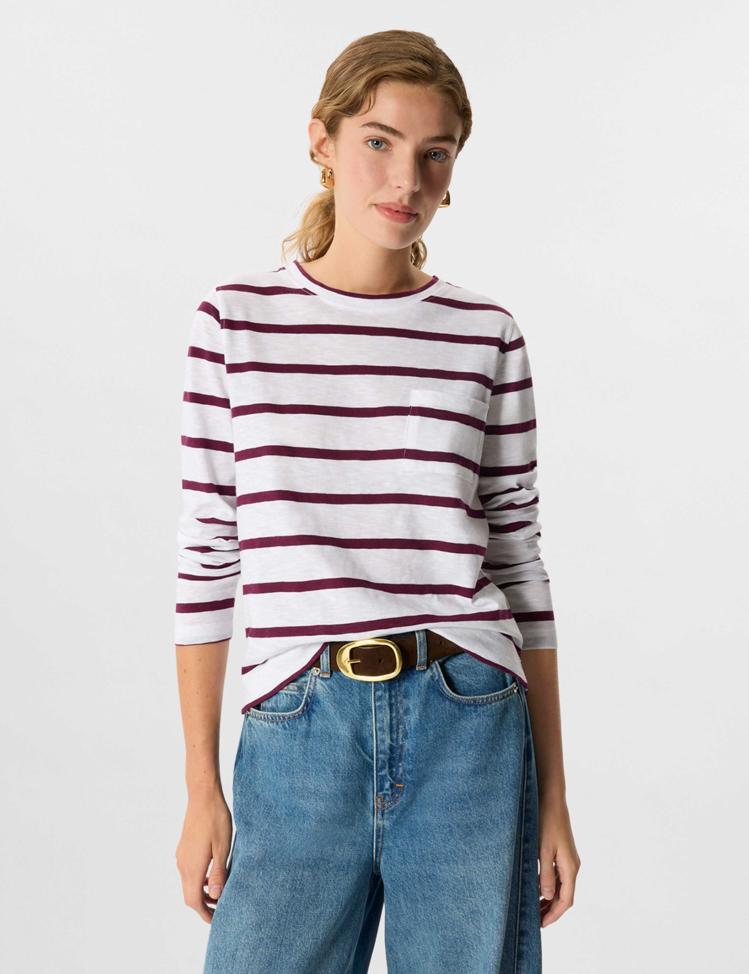 Pure Cotton Striped Top 6 of 7