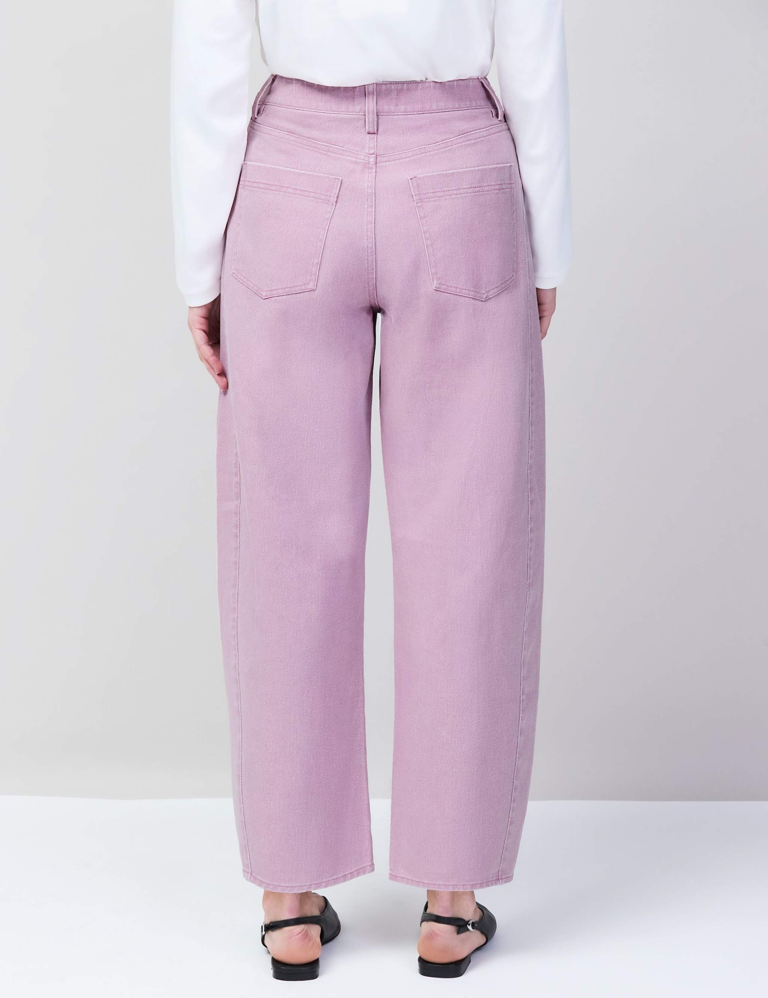 Mid Rise Barrel Jeans 3 of 5