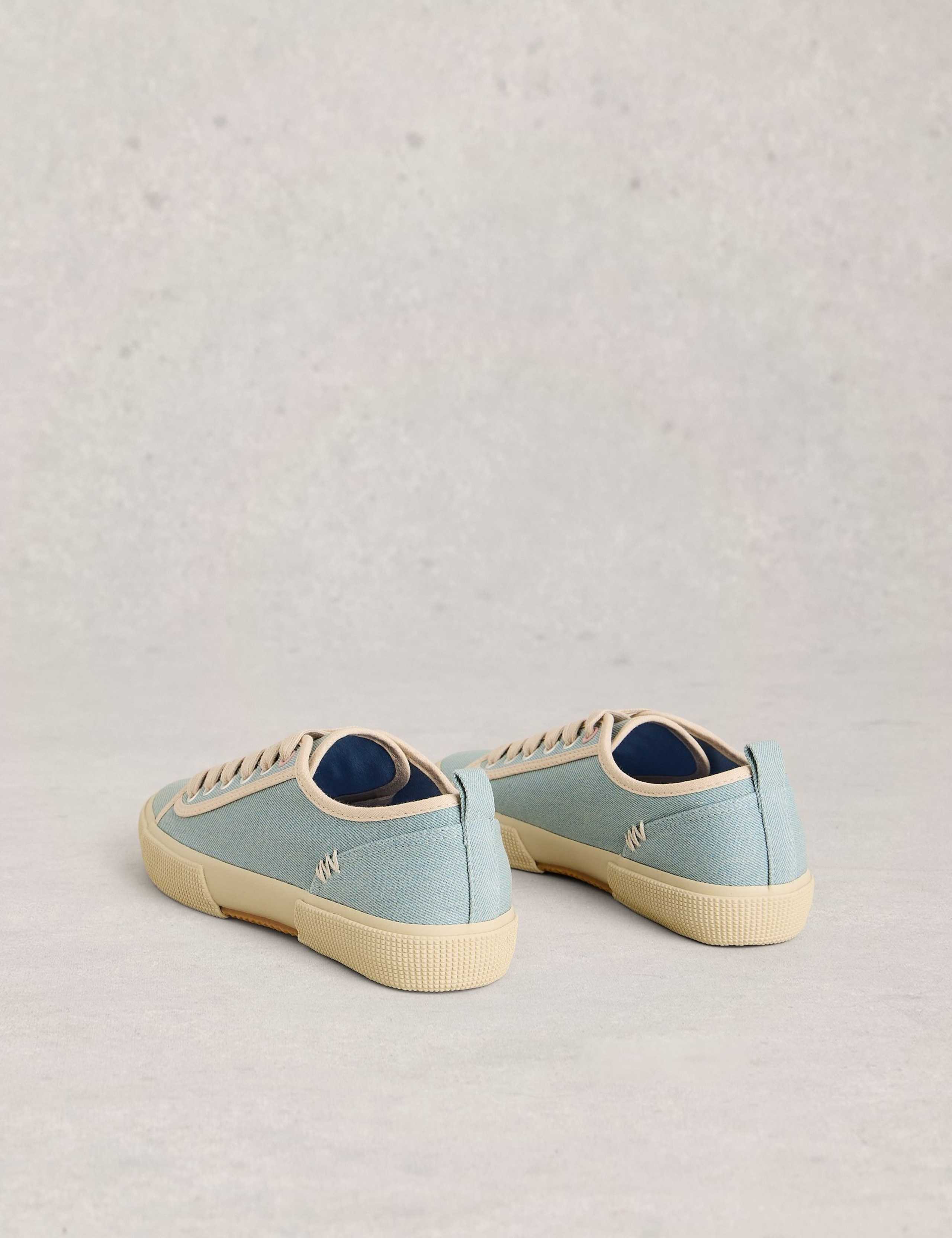 Canvas Lace Up Trainers 2 of 4