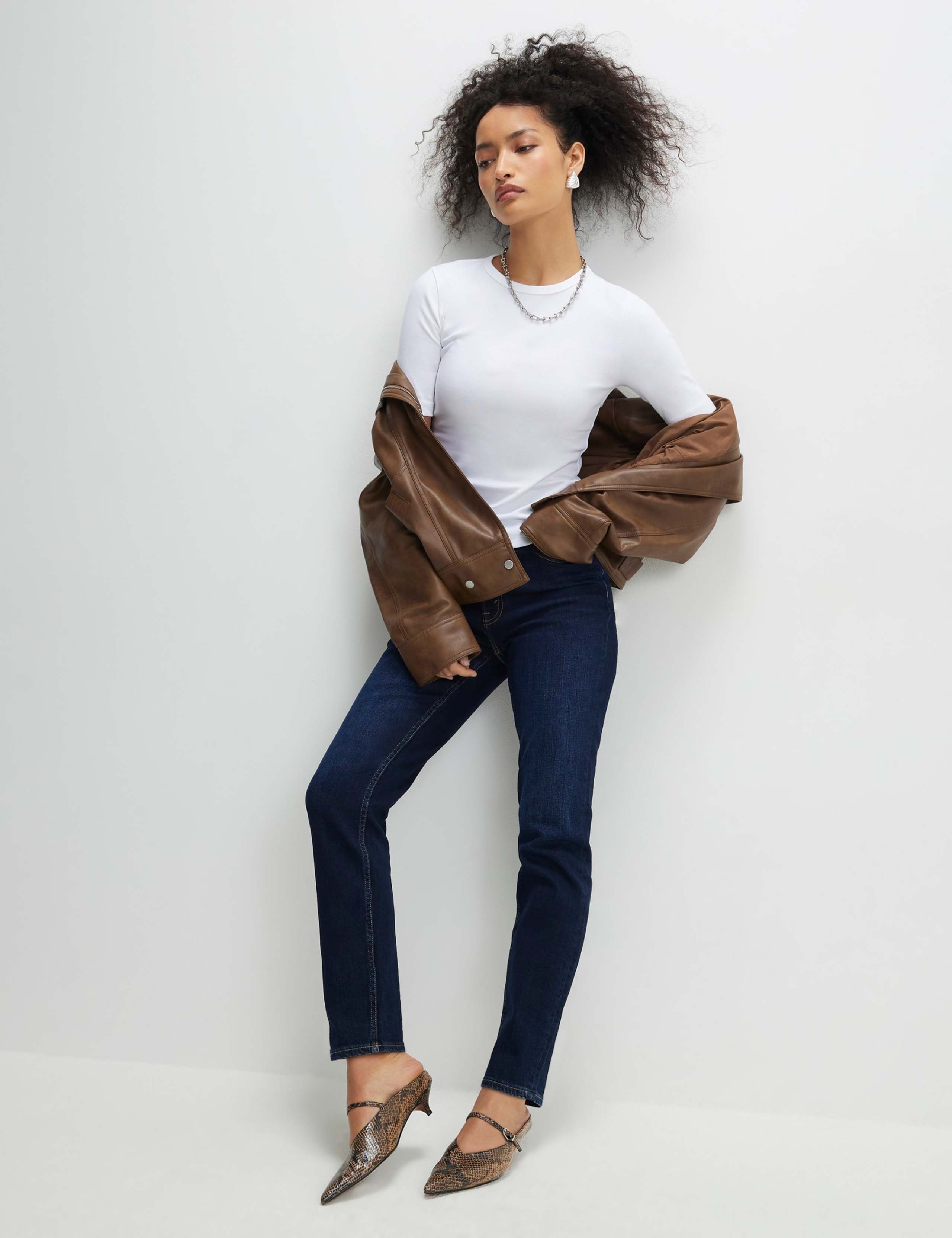 2 Pack Cotton Rich Fitted Tops 3 of 5