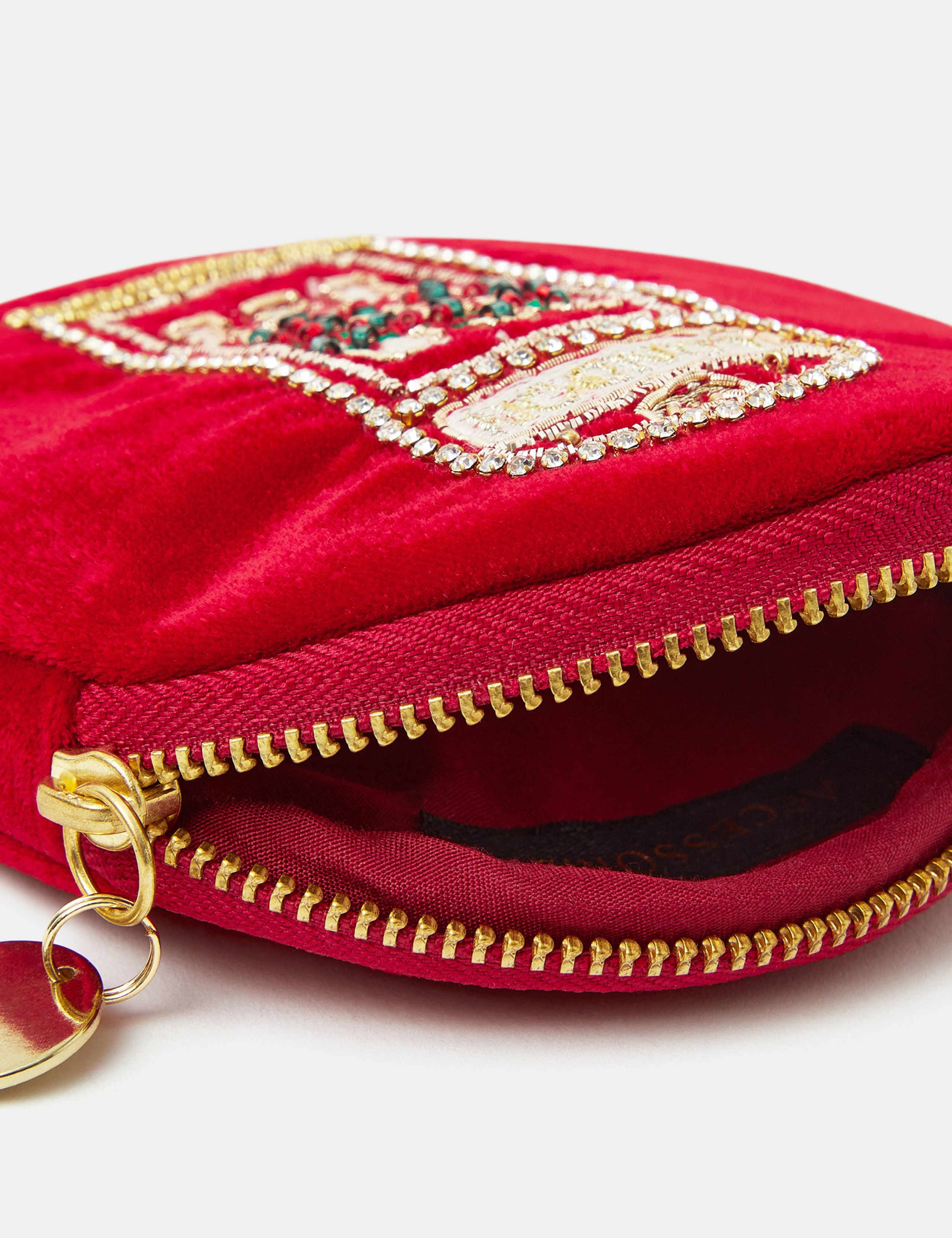 Velvet Xmas London Phone Box Coin Purse 3 of 3