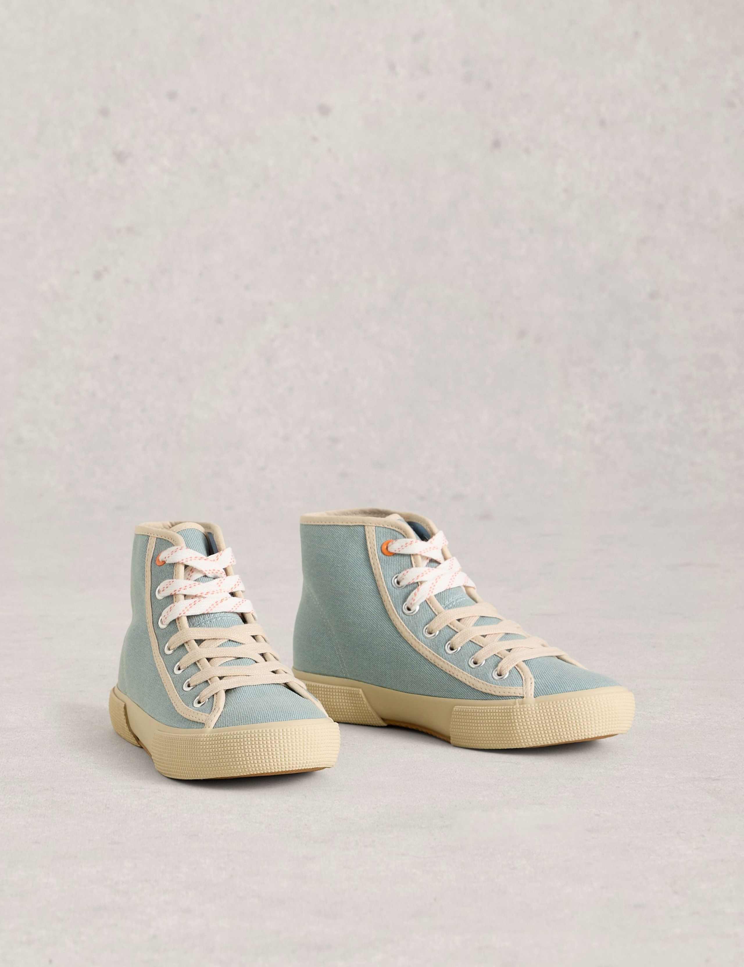 Lace Up High Top Trainers 2 of 4