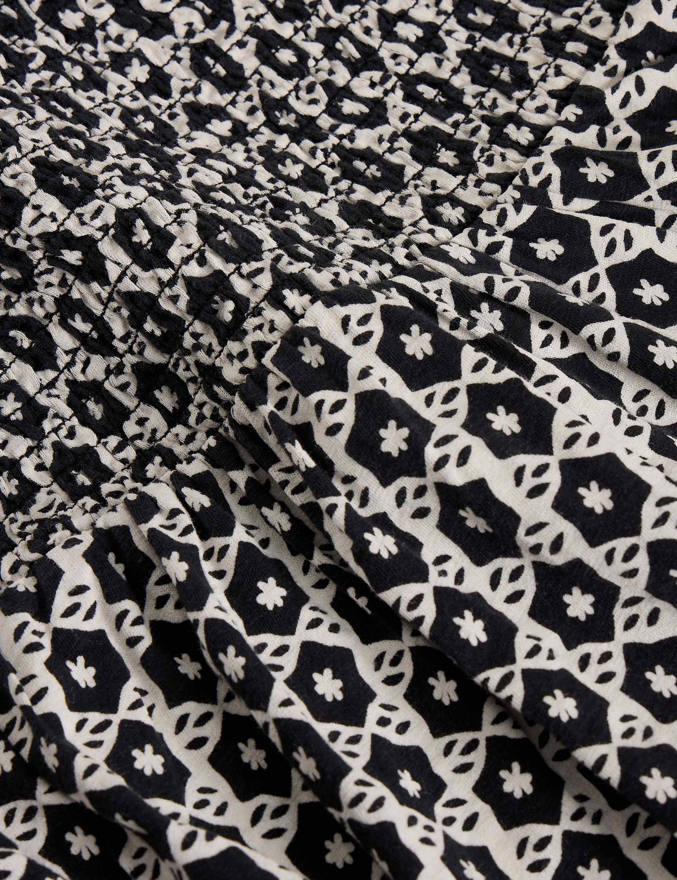 Pure Cotton Jersey Printed Maxi A-Line Skirt 6 of 6