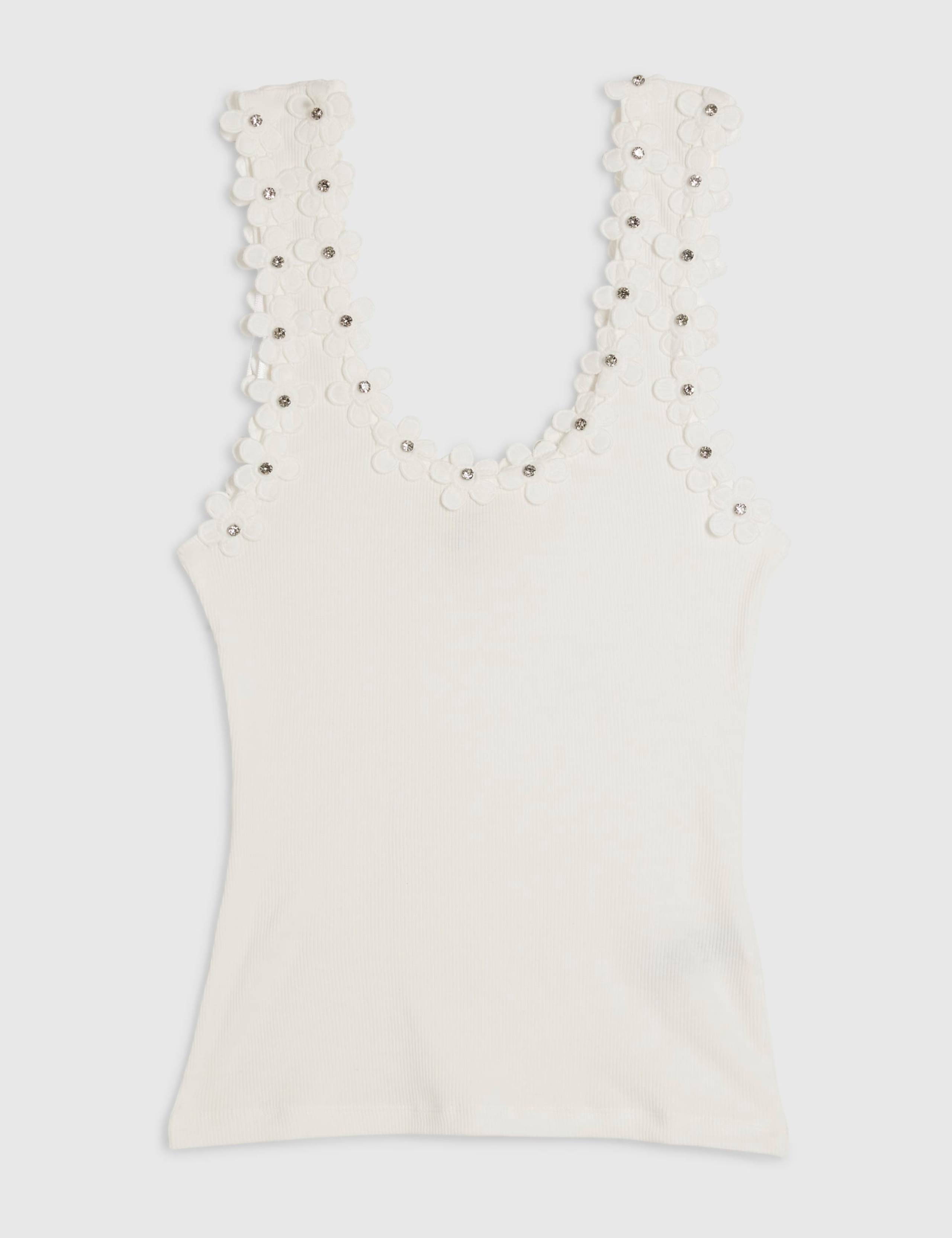 Pure Cotton Scoop Neck Tank Top 2 of 5