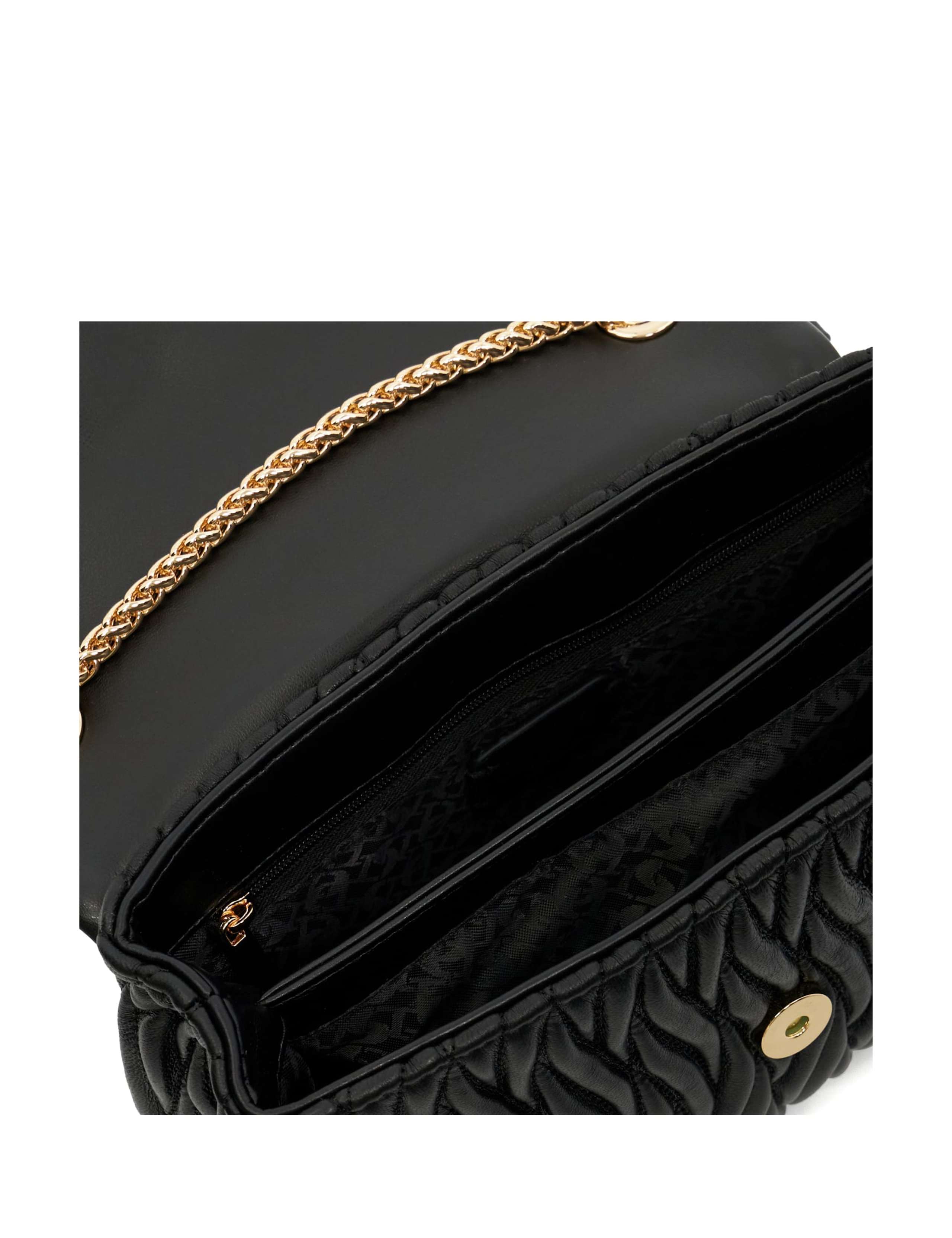 Leather Rich Quilted Shoulder Bag 5 of 6