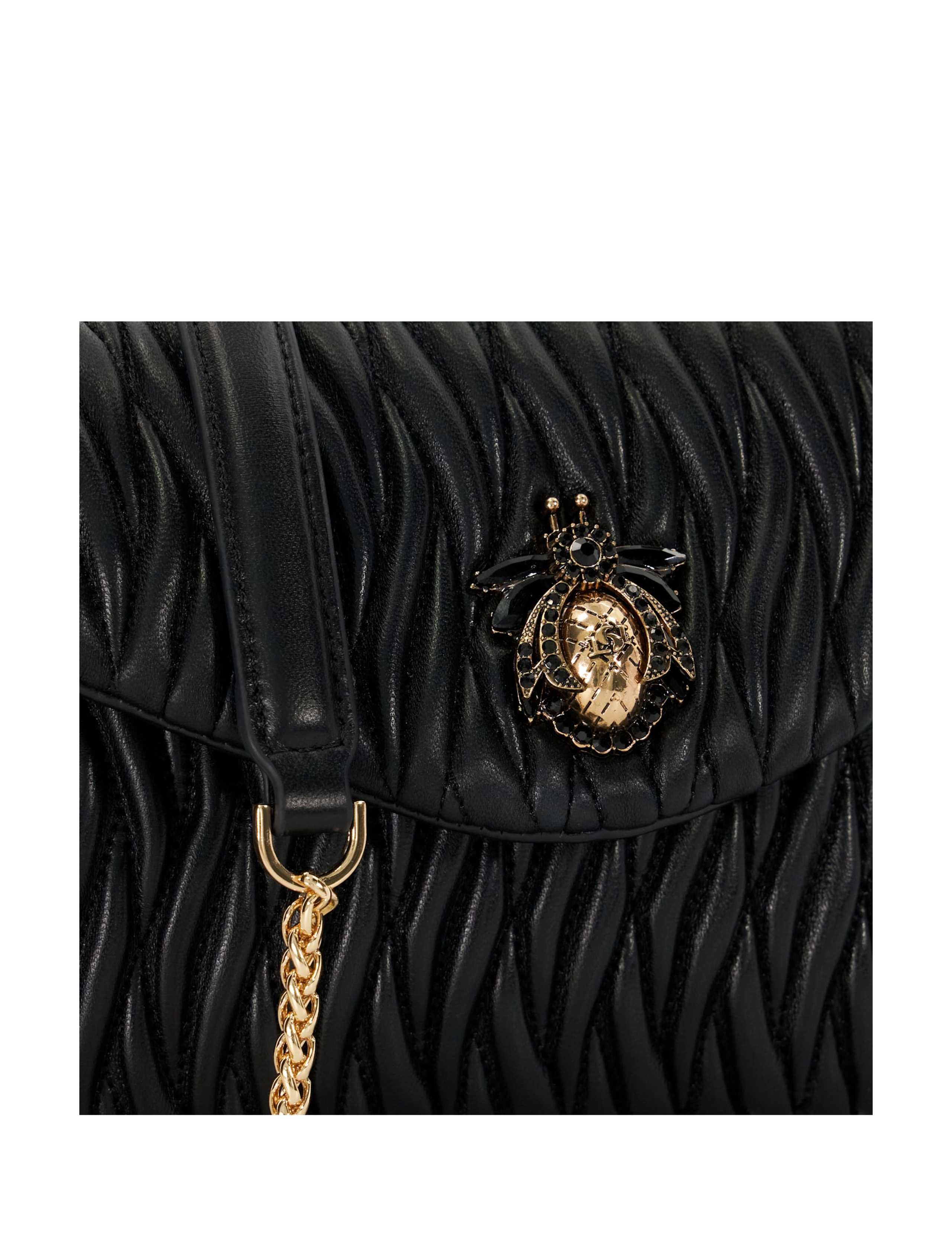 Leather Rich Quilted Shoulder Bag 6 of 6