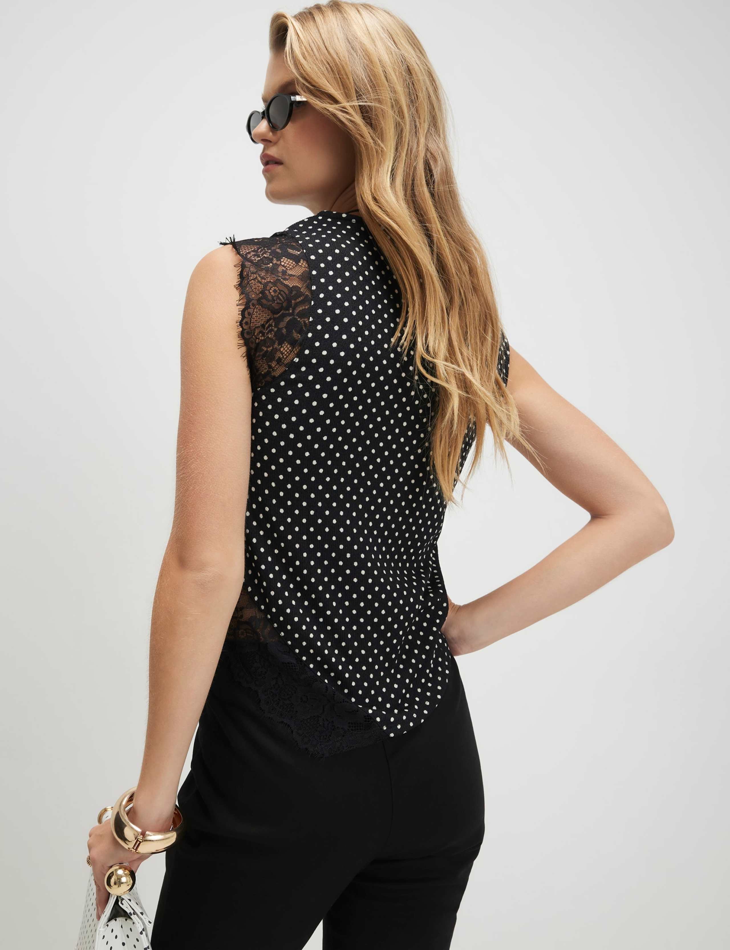 Pure Cotton Polka Dot Top 3 of 4
