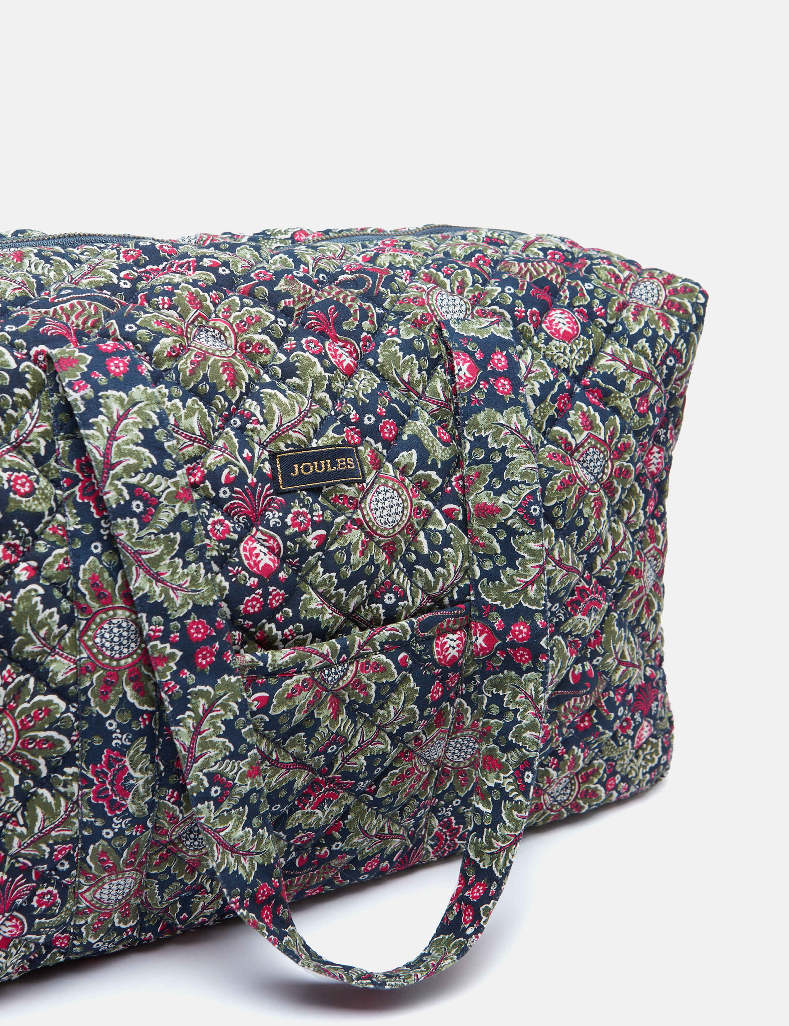 Pure Cotton Quilted Floral Weekend Bag 6 of 8