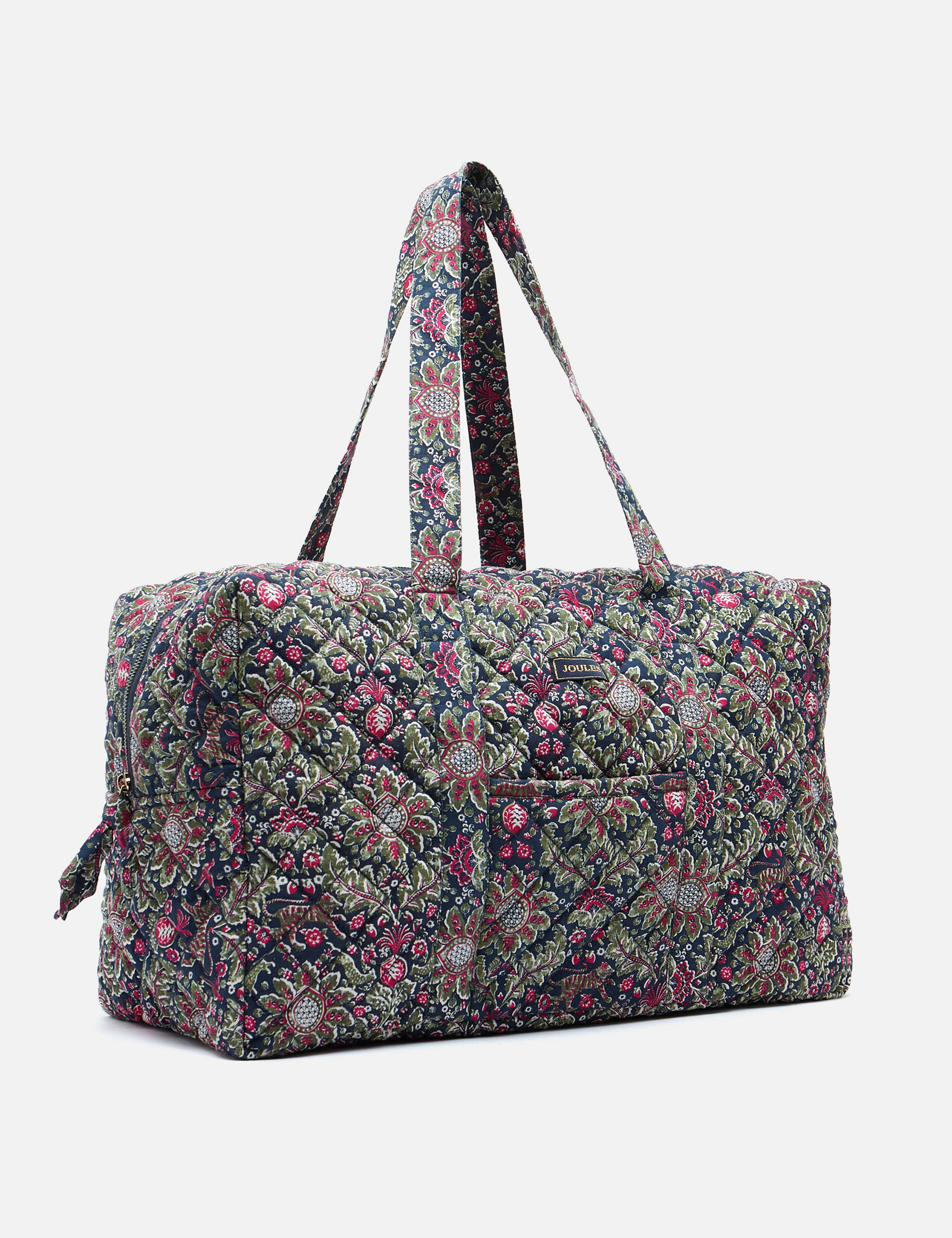 Pure Cotton Quilted Floral Weekend Bag 7 of 8