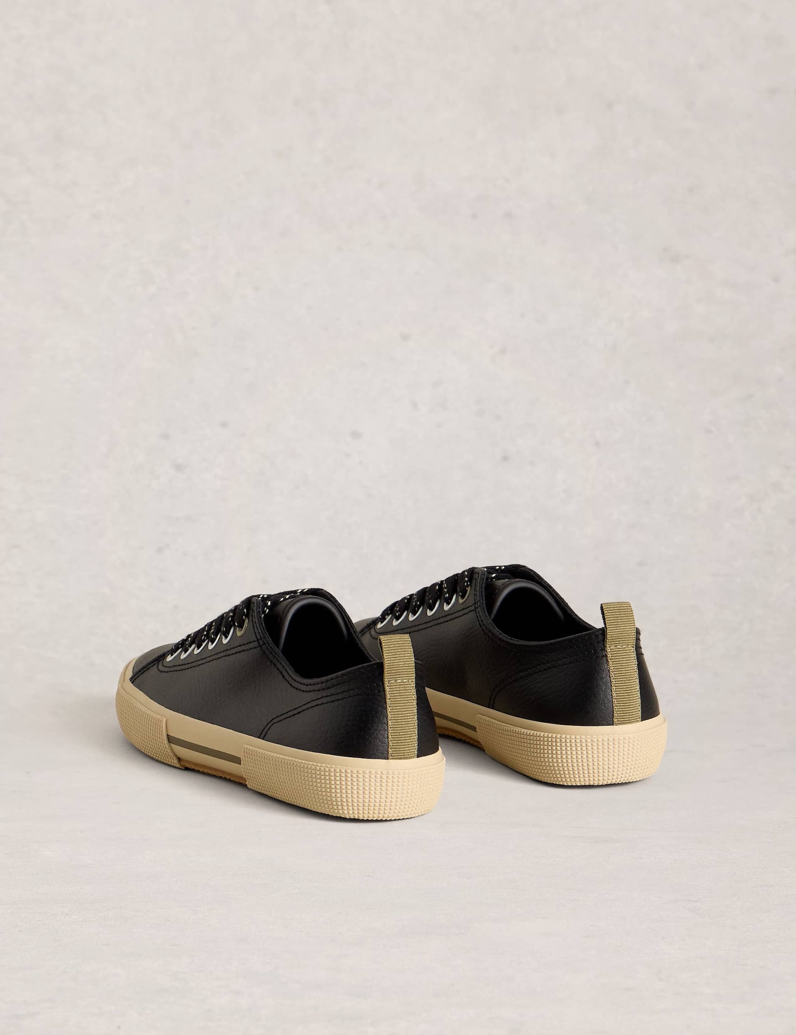 Leather Lace Up Trainers 4 of 4