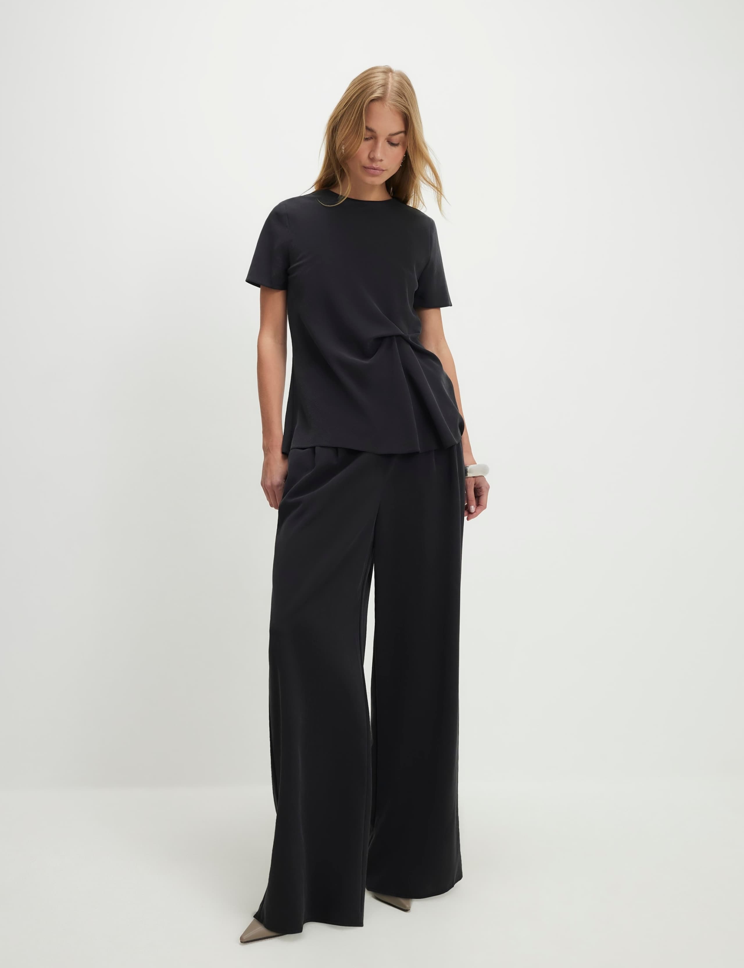 Modal Rich Gathered Side Top 2 of 4