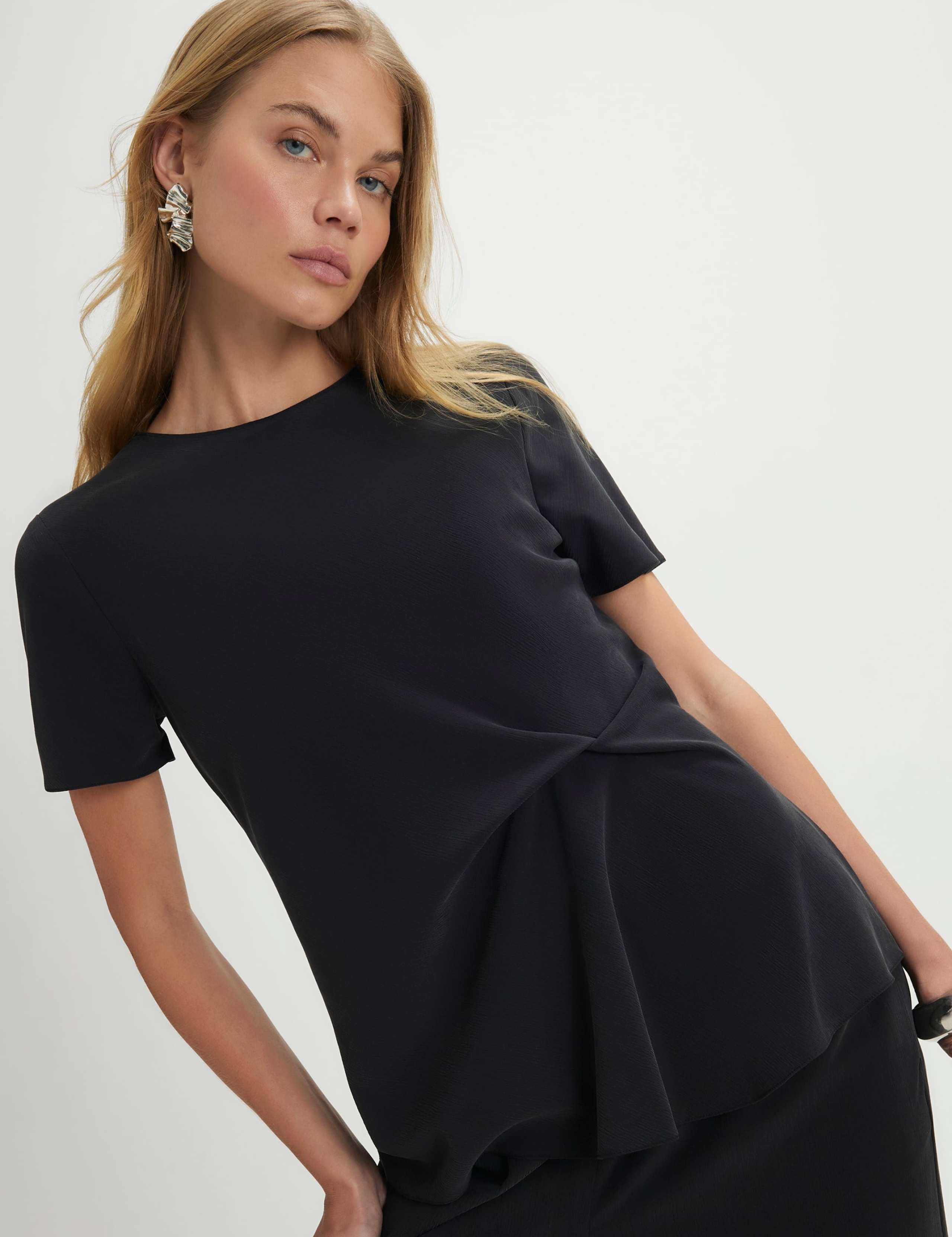 Modal Rich Gathered Side Top 3 of 4