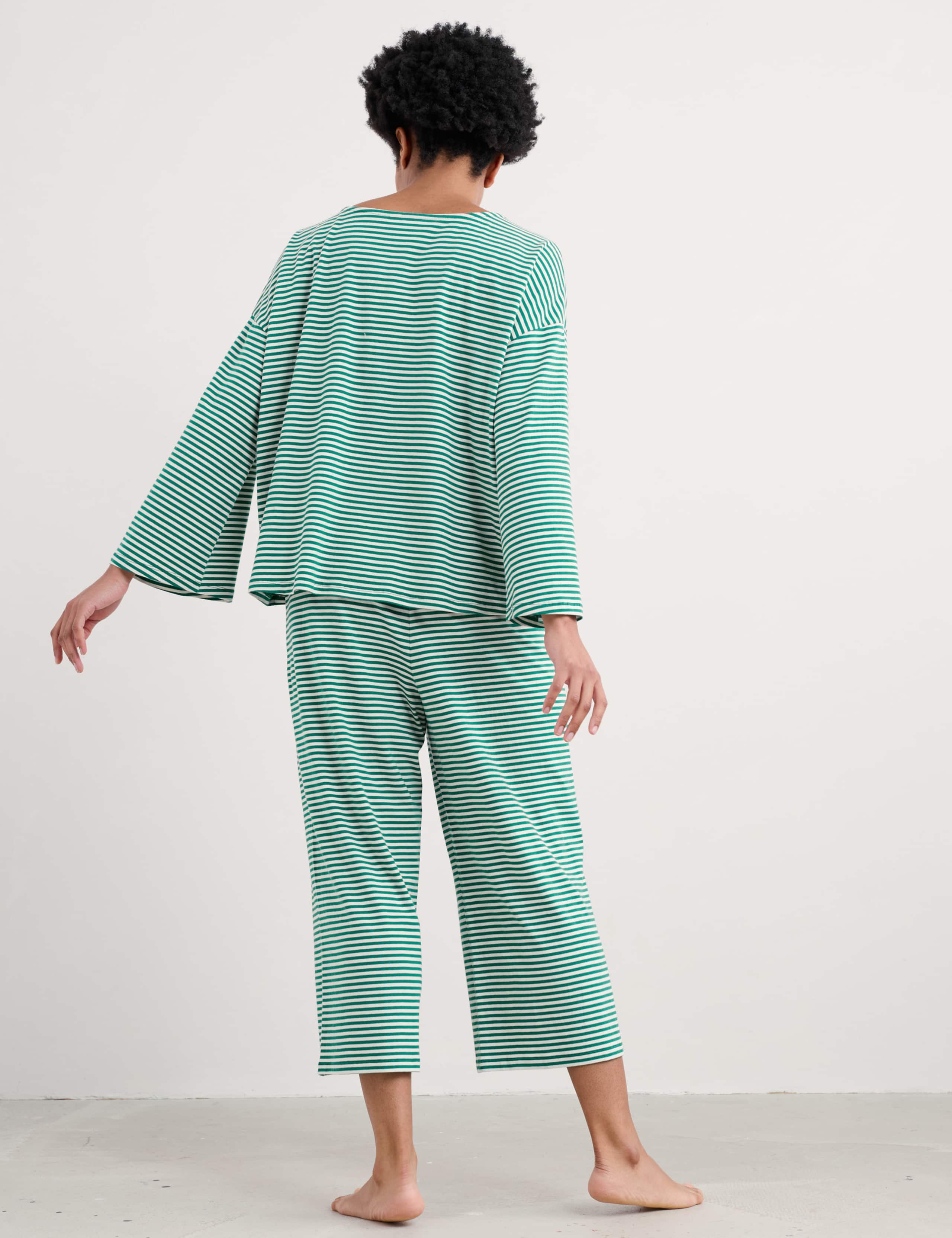 Cotton Rich Striped Pyjama Set 3 of 4