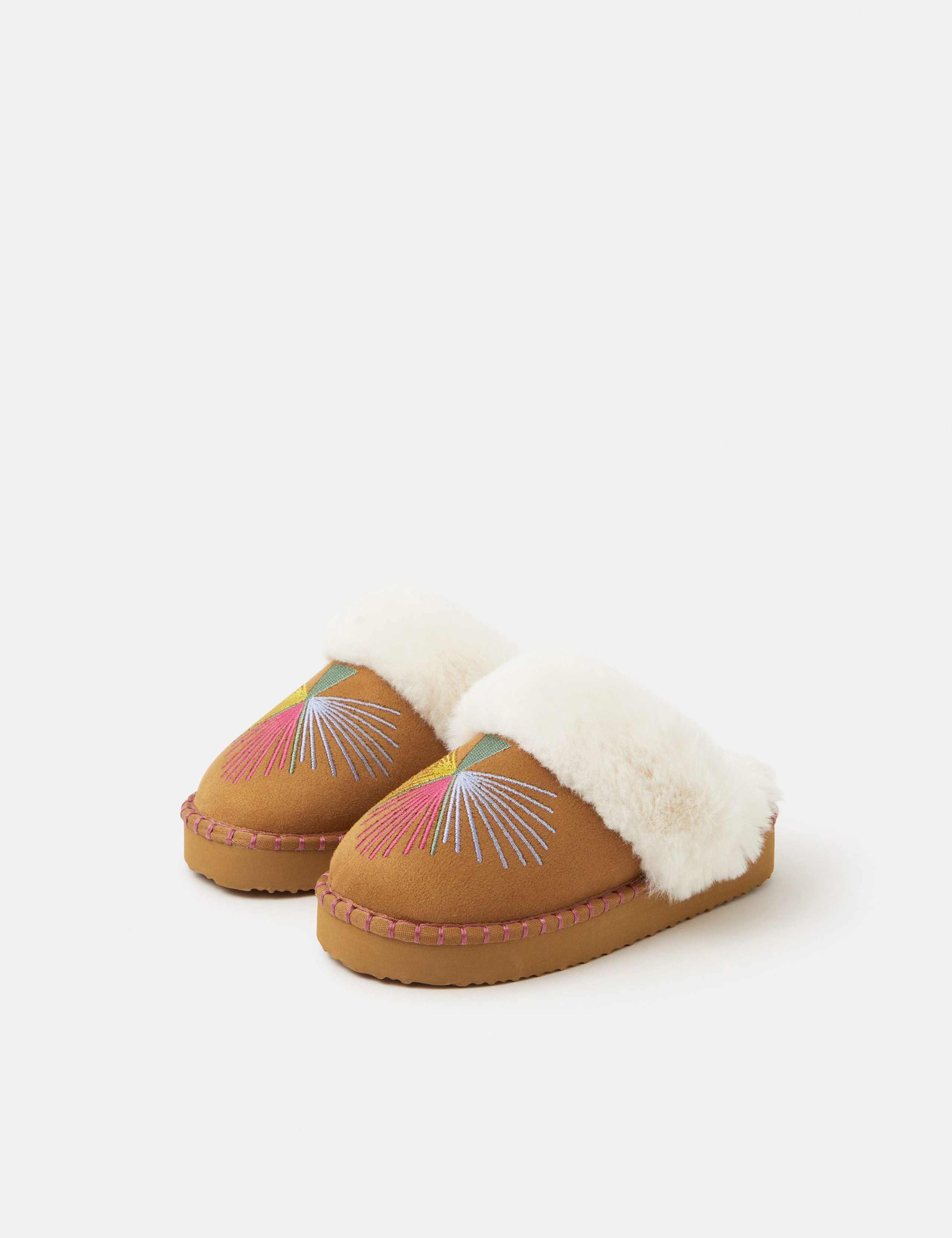 Embroidered Mule Slippers 2 of 3