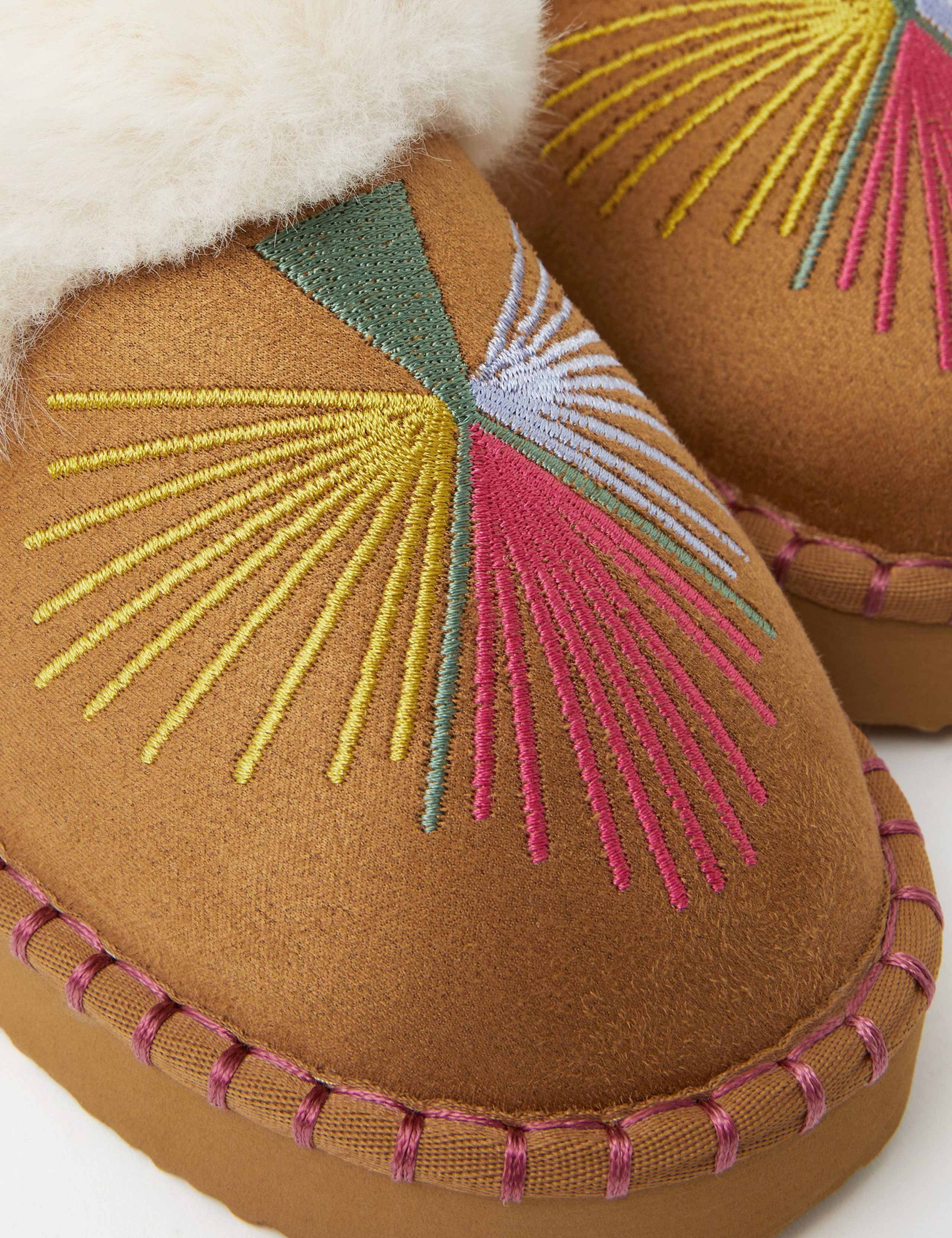 Embroidered Mule Slippers 3 of 3