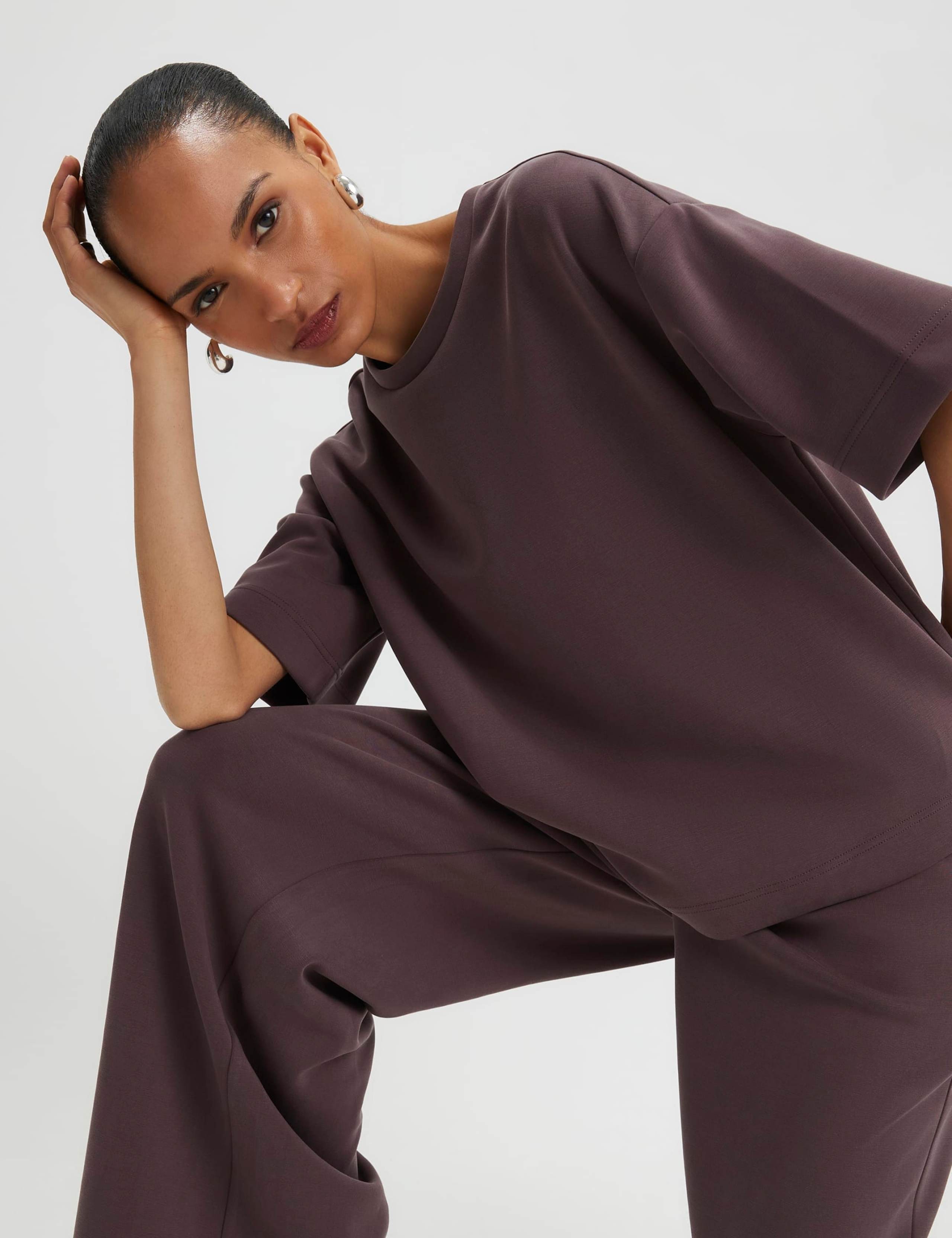 Neoprene Boxy T-Shirt 1 of 4