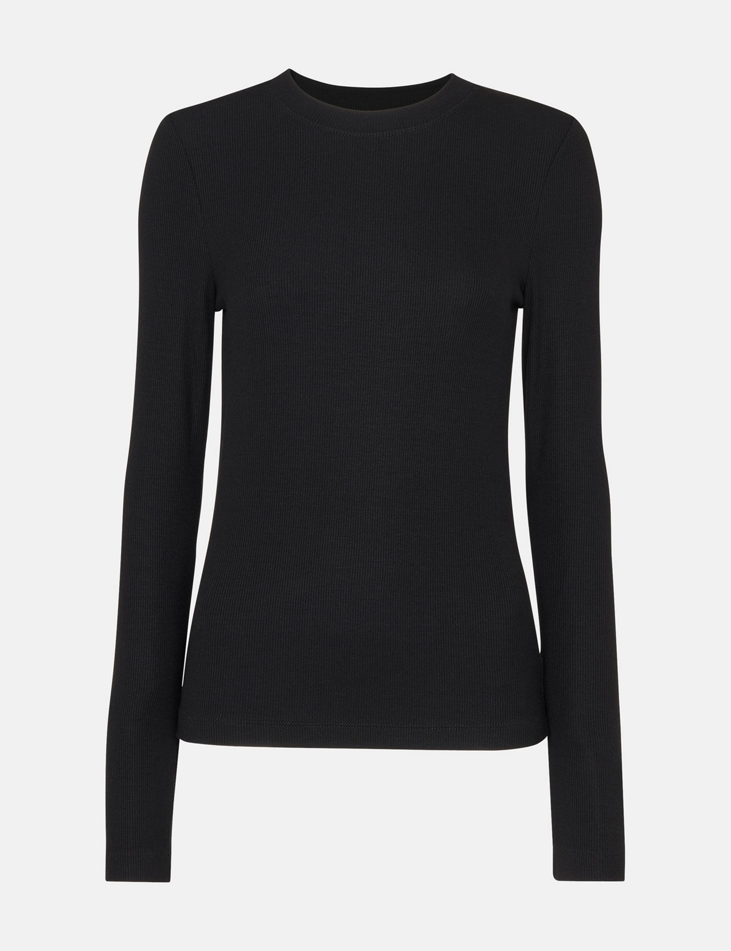 Ribbed Crew Neck Top 2 of 4