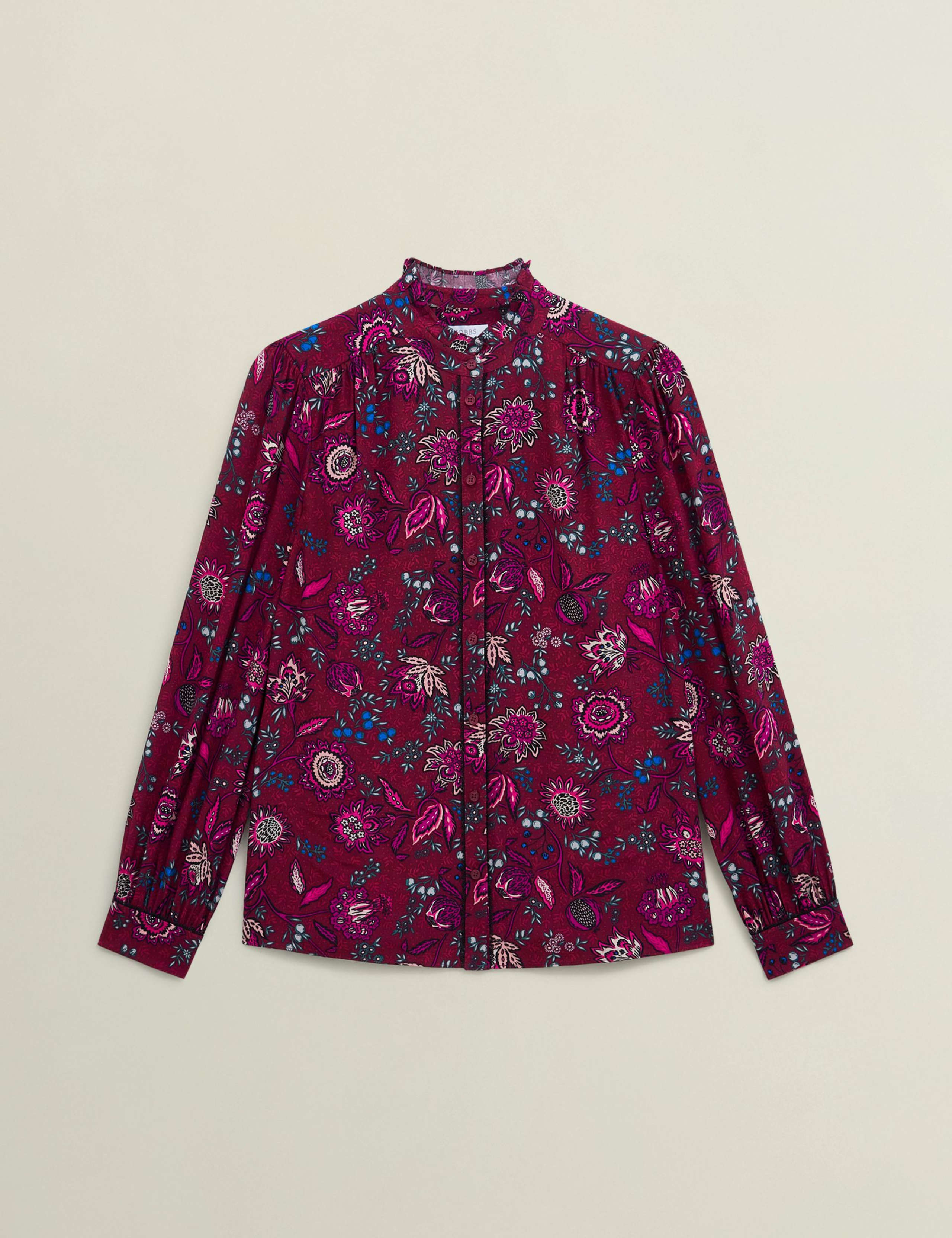 Floral High Neck Blouse 2 of 5