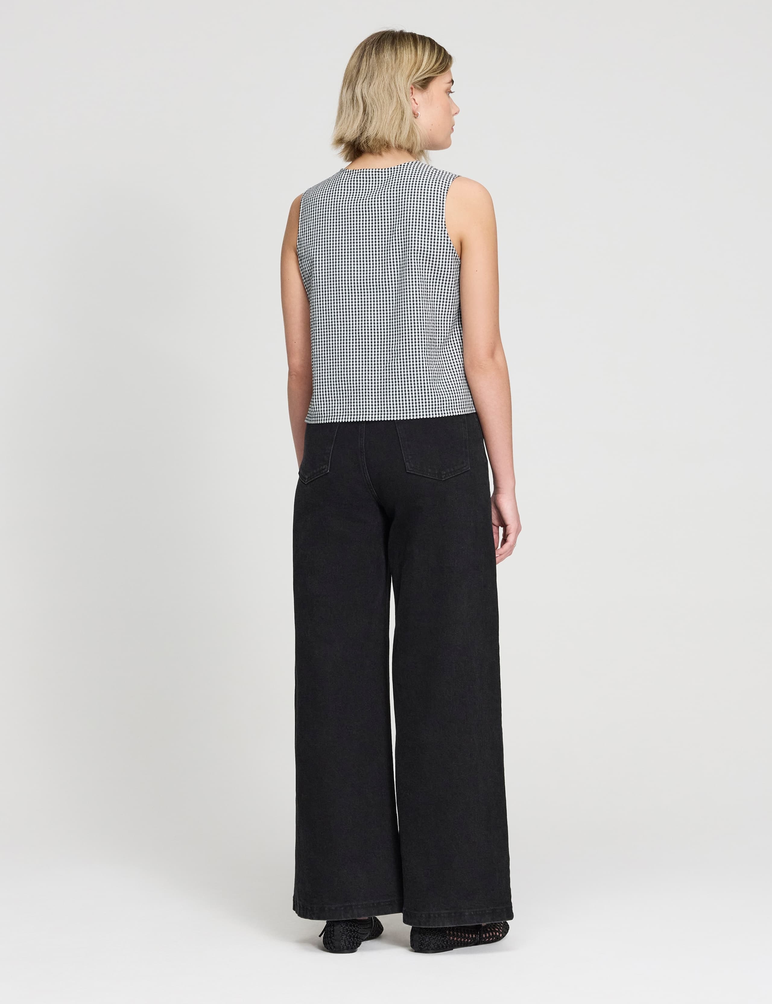 Pure Cotton Gingham Top 2 of 6
