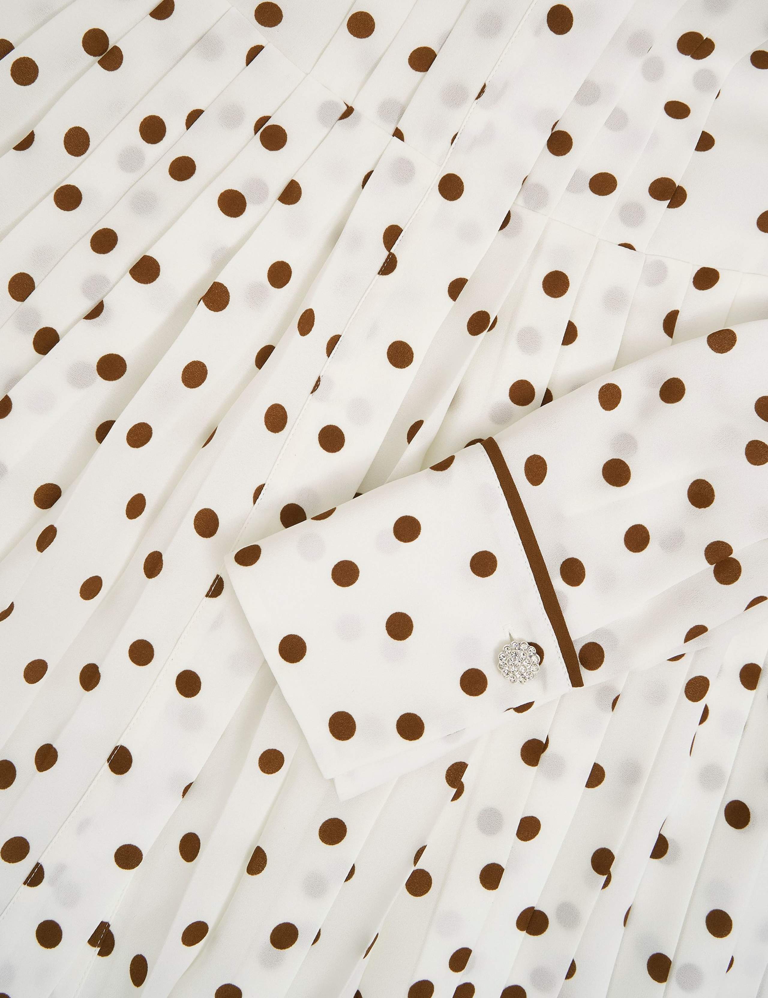Polka Dot Collared Mini Shift Dress 9 of 9