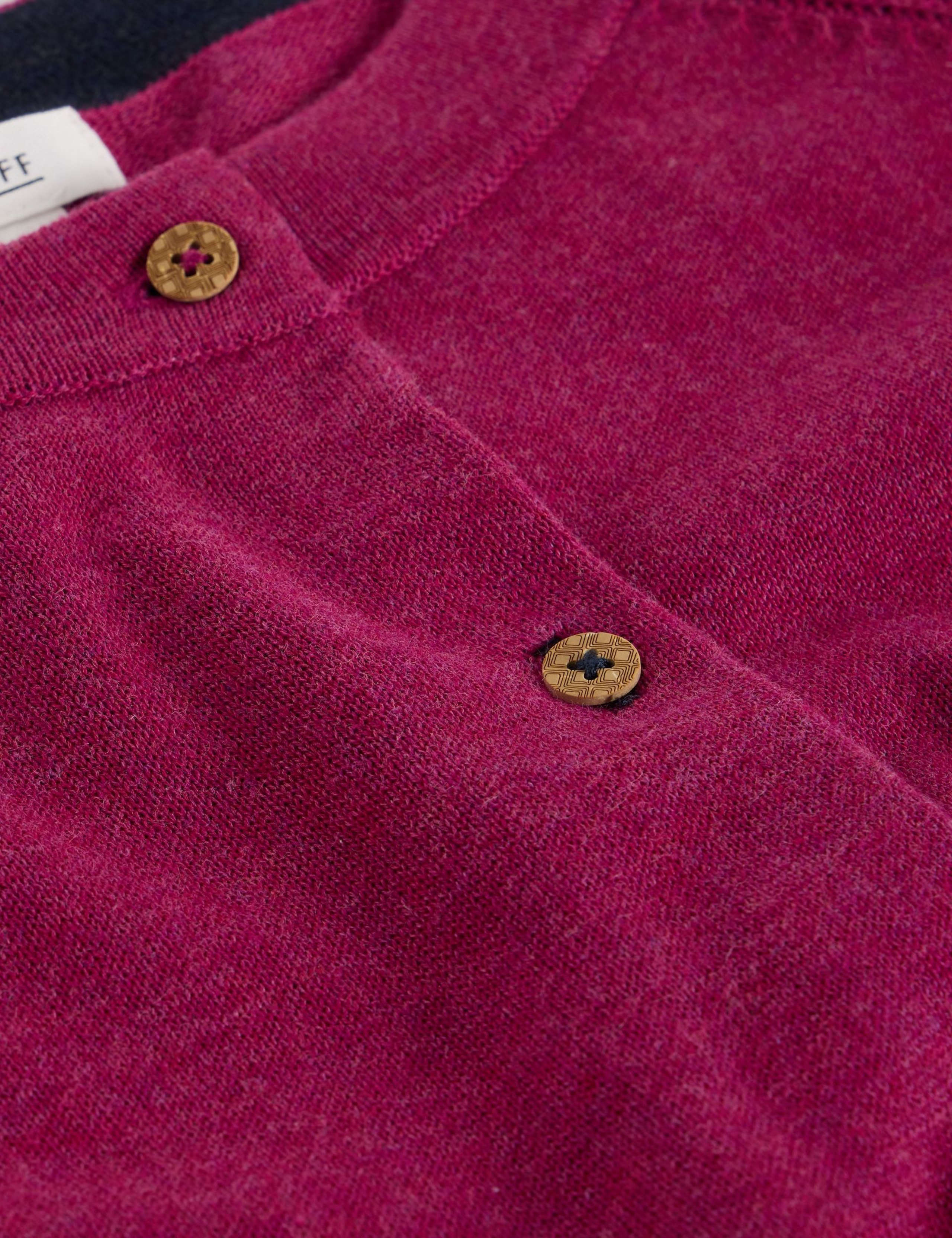 Pure Cotton Crew Neck Cardigan 6 of 6