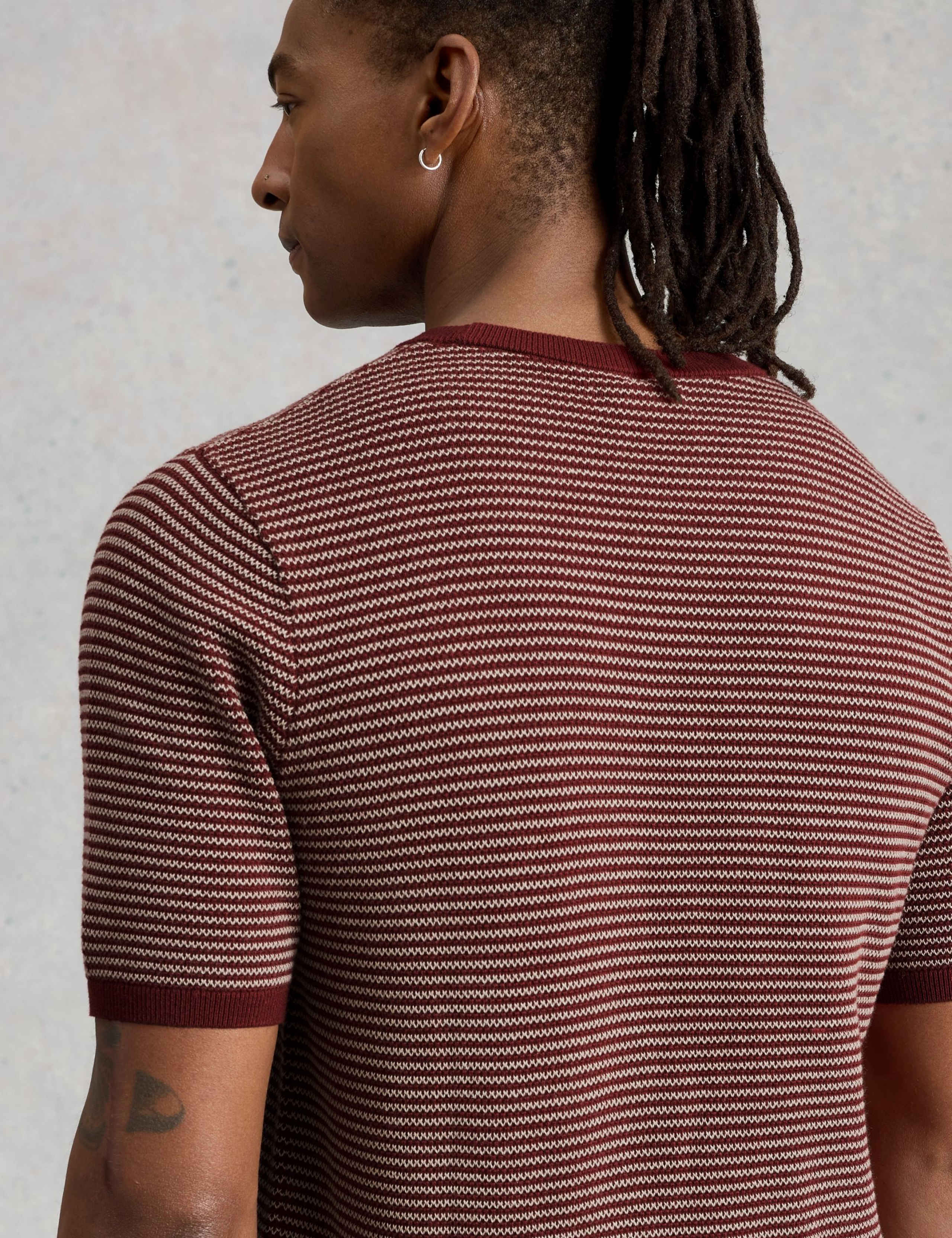 Pure Cotton Striped T-Shirt 3 of 6
