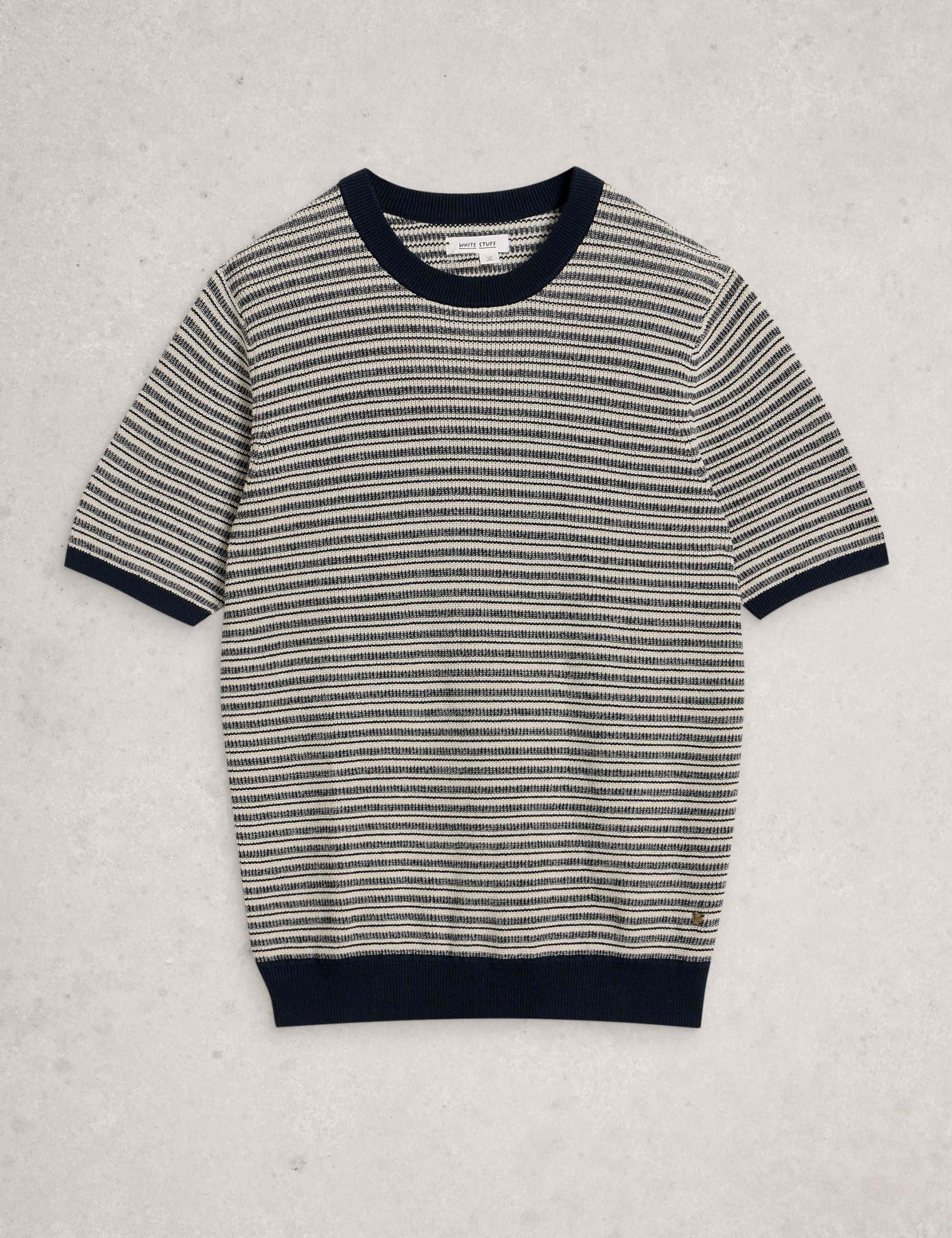 Pure Cotton Striped T-Shirt 2 of 6