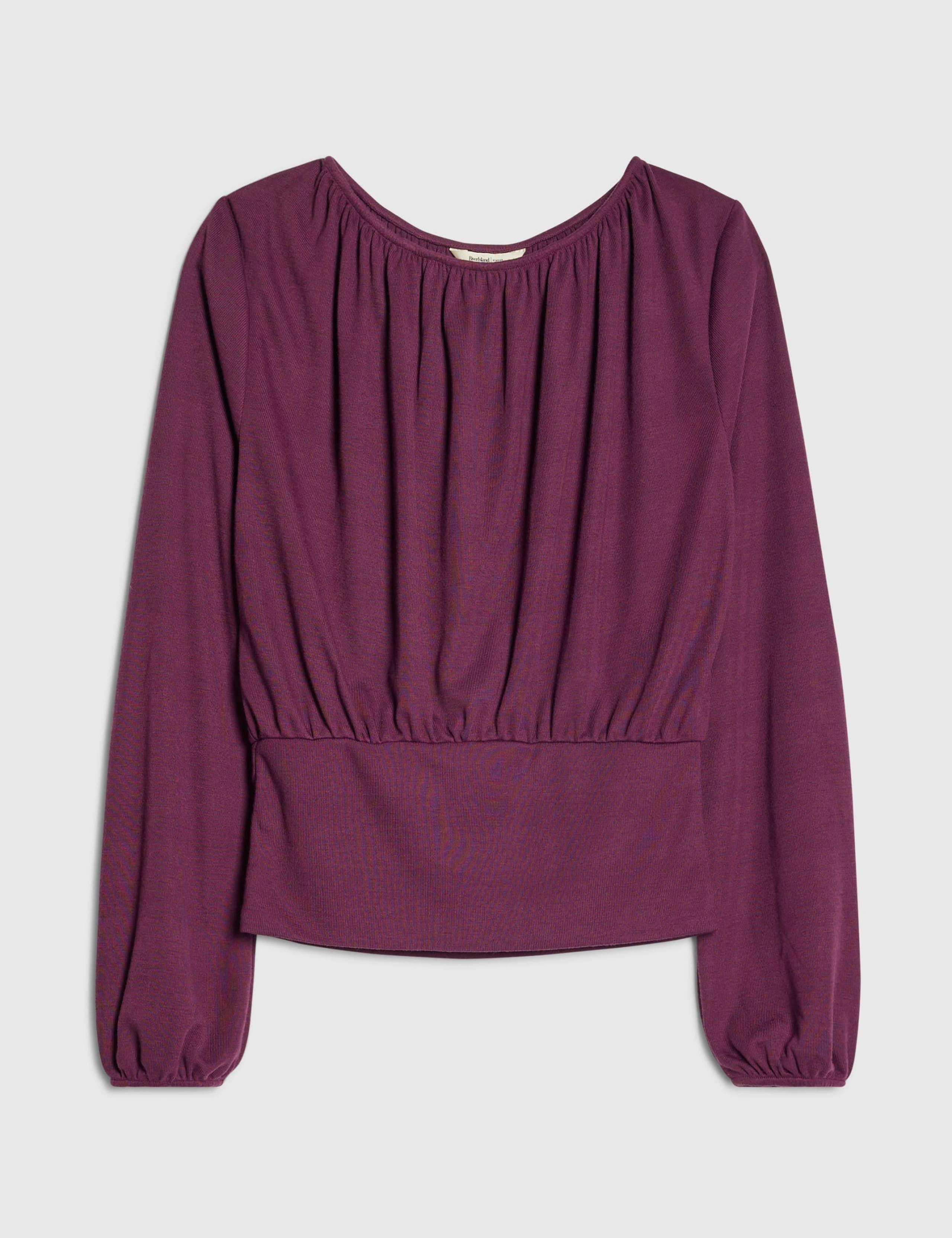 Ruched Neck Banded Top 4 of 6