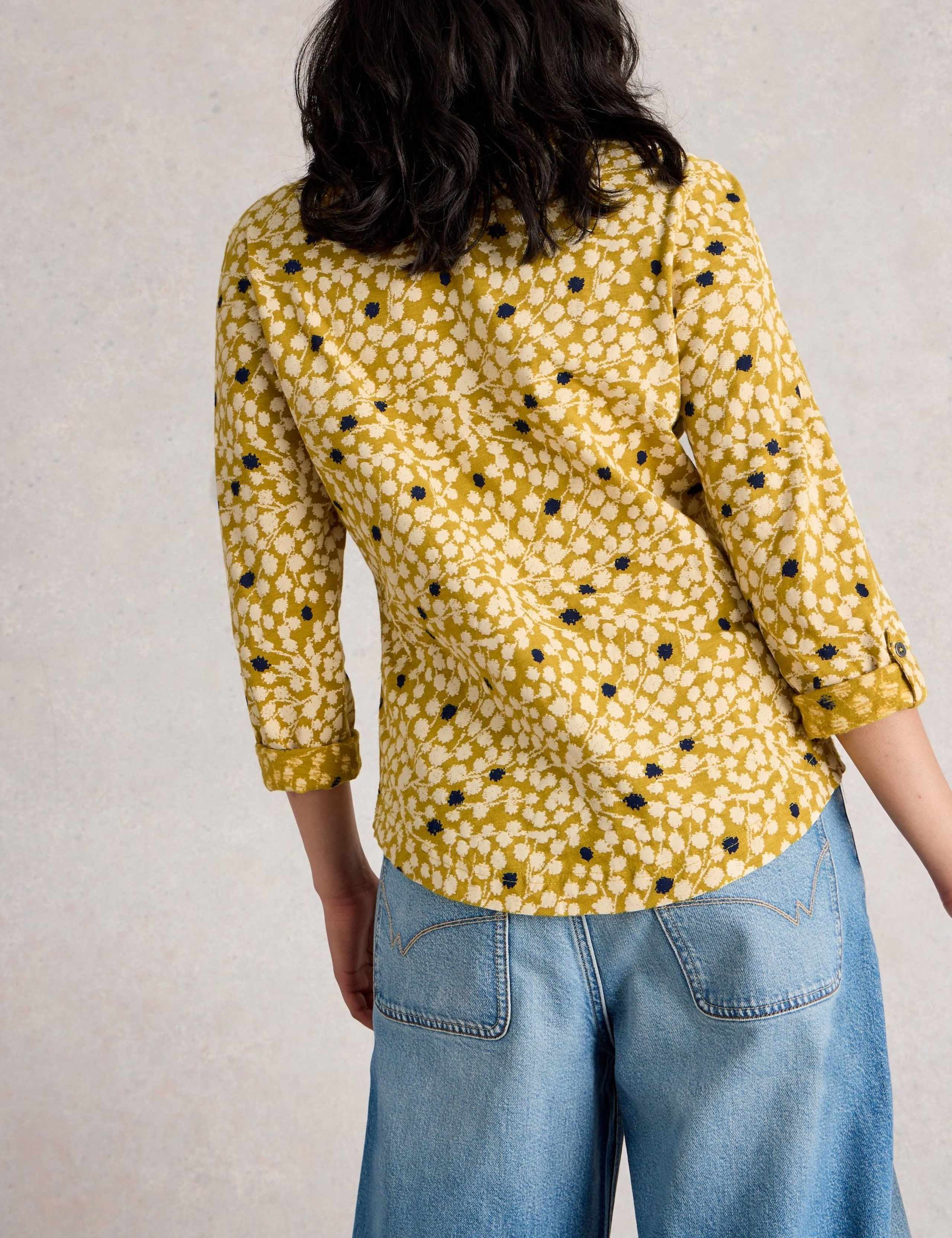 Pure Cotton Printed Button Through Shirt 3 of 6