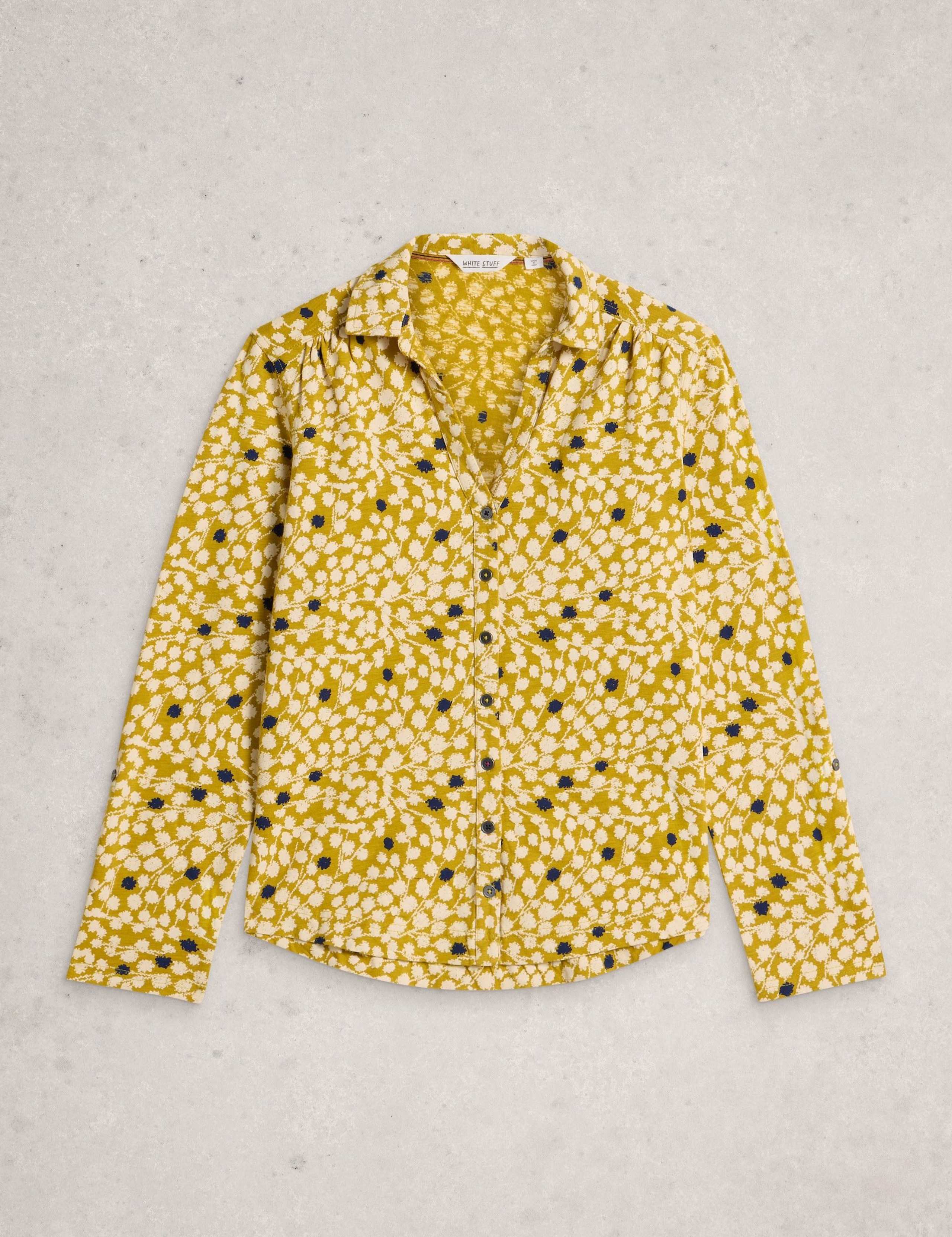 Pure Cotton Printed Button Through Shirt 2 of 6