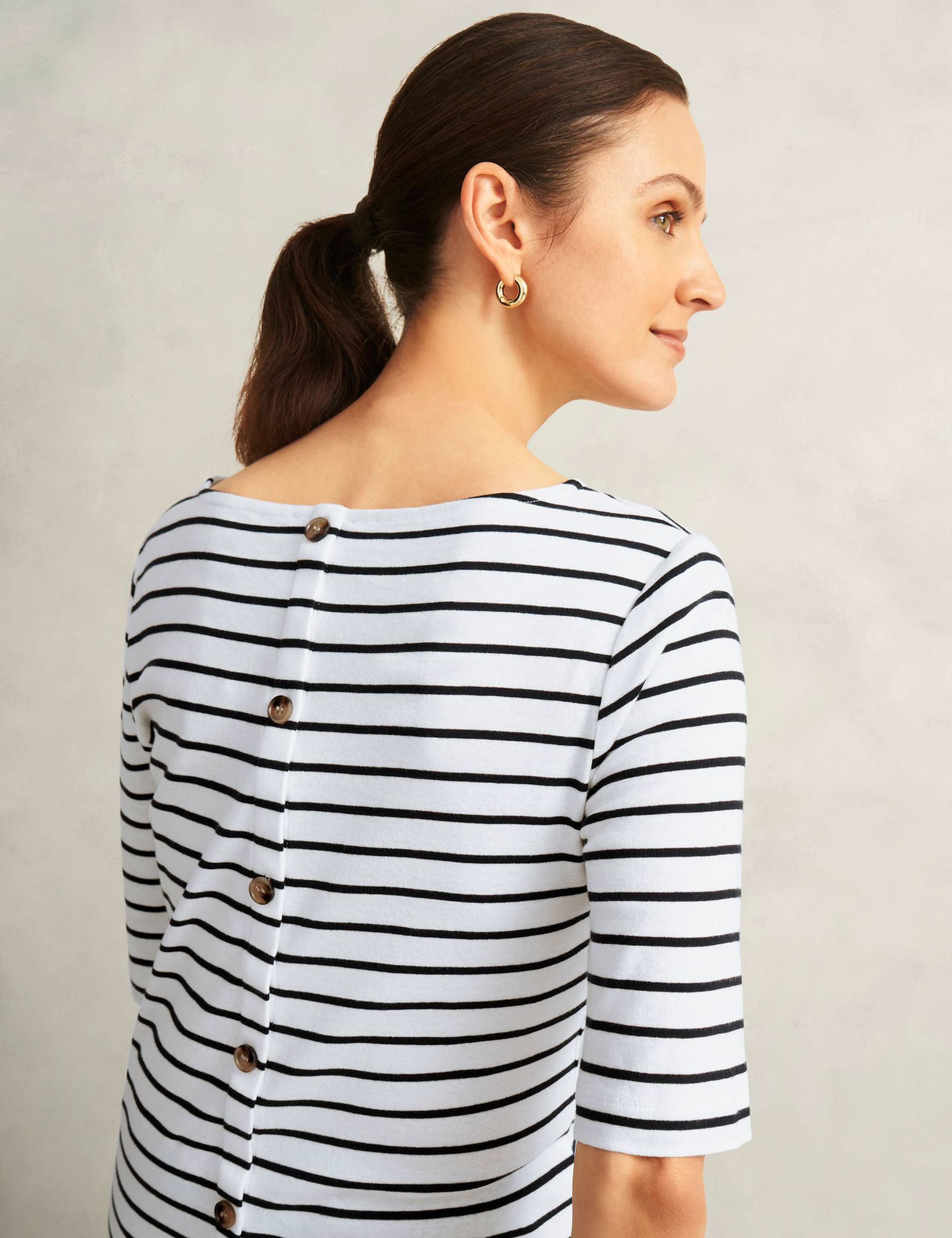 Pure Cotton Striped Top 5 of 6