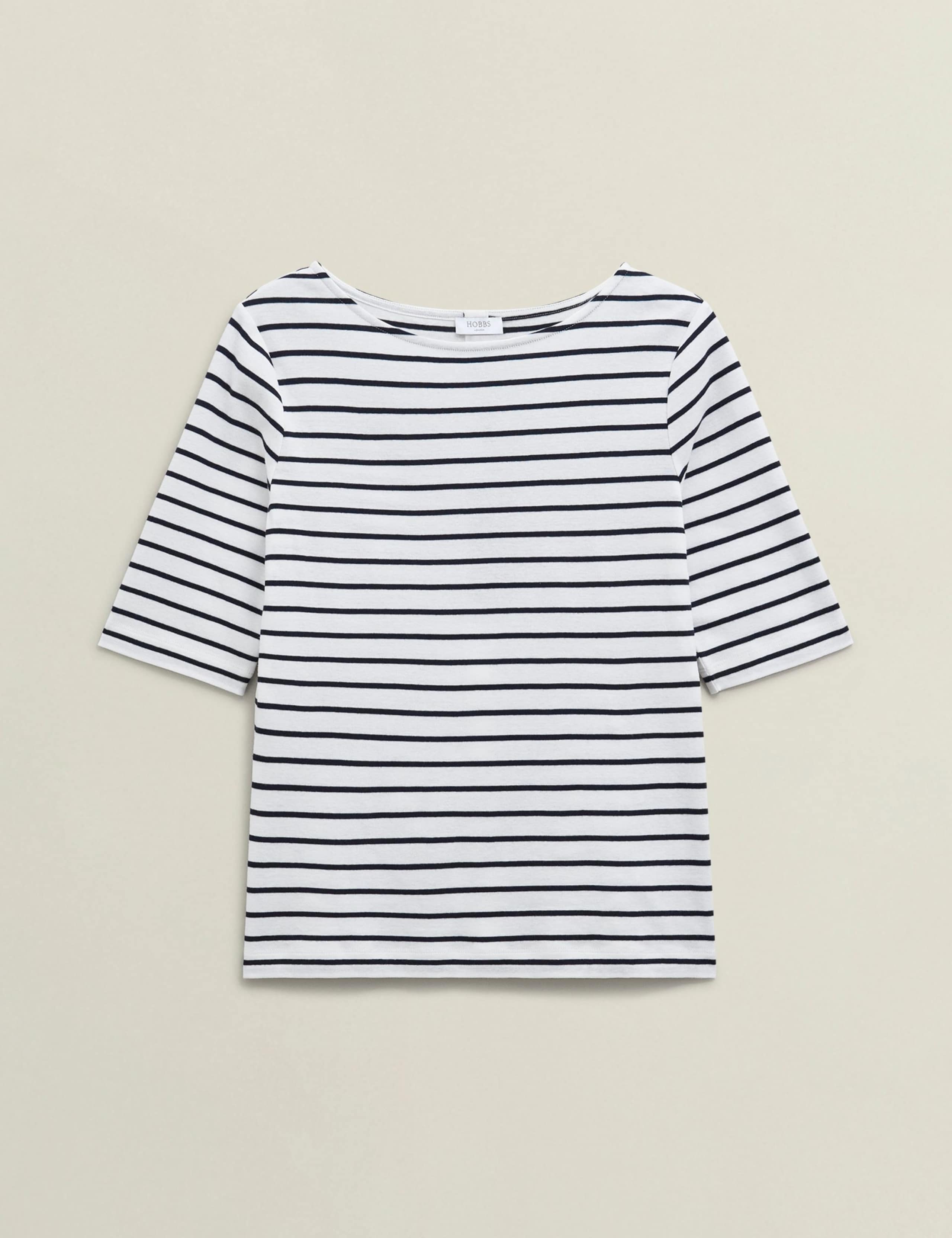 Pure Cotton Striped Top 2 of 6