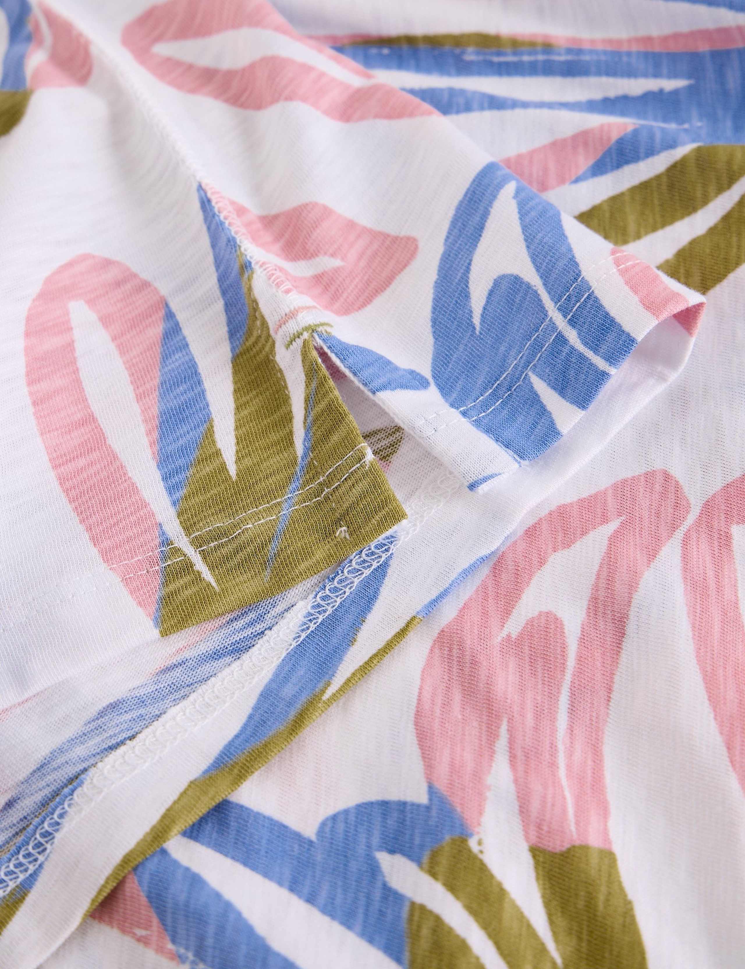 Pure Cotton Floral T-Shirt 4 of 6