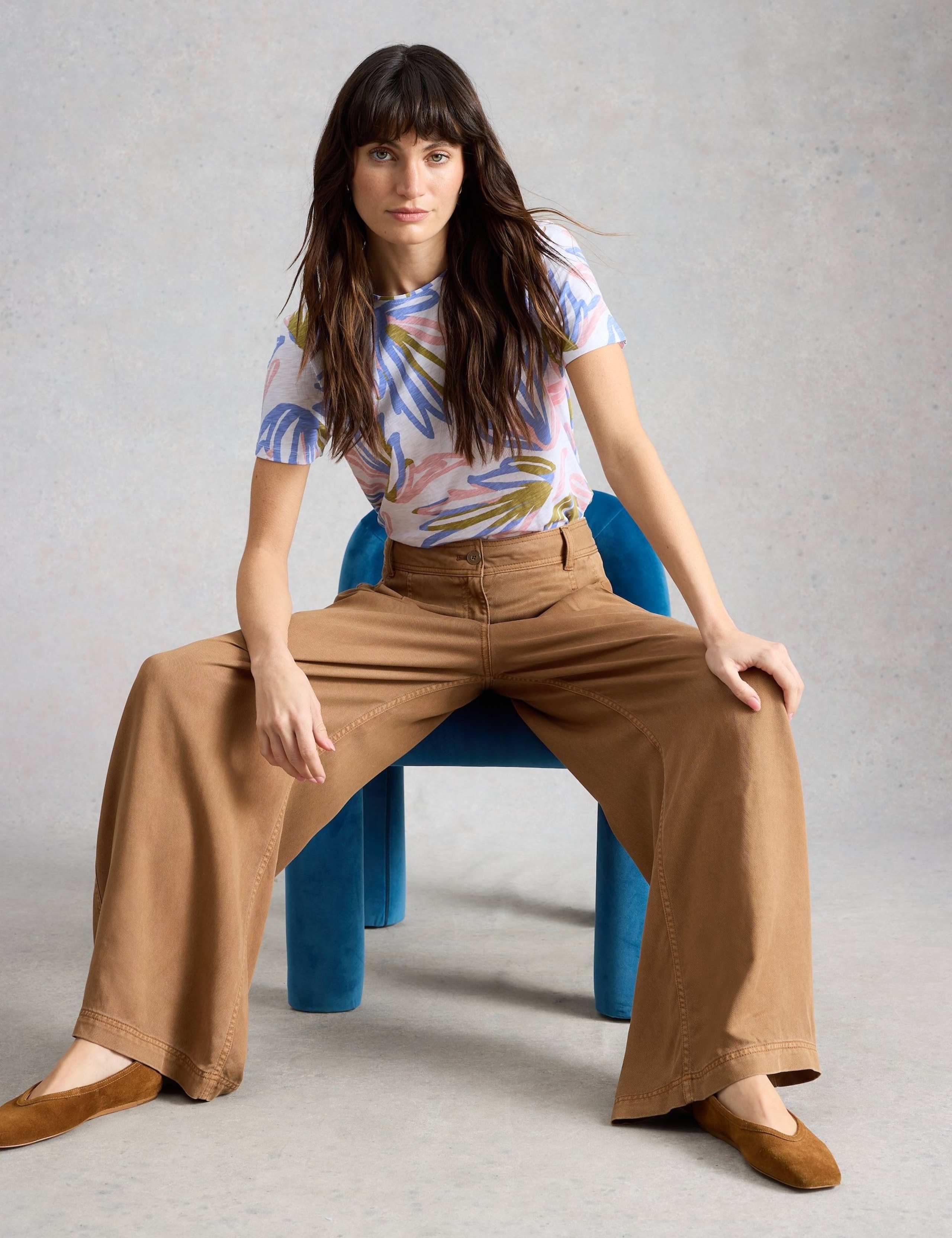 Pure Cotton Floral T-Shirt 5 of 6