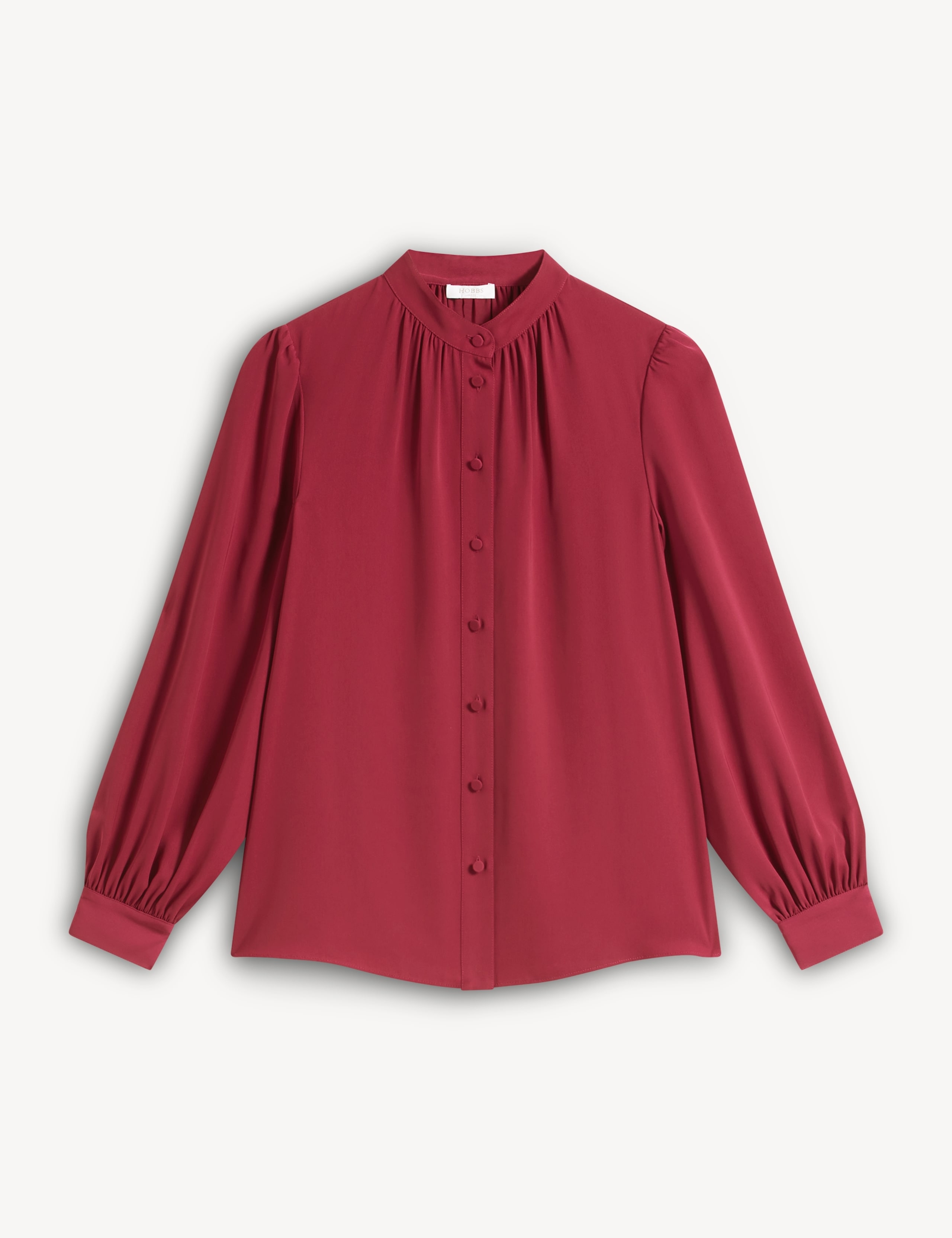 Round Neck Pleat Detail Blouse 2 of 5