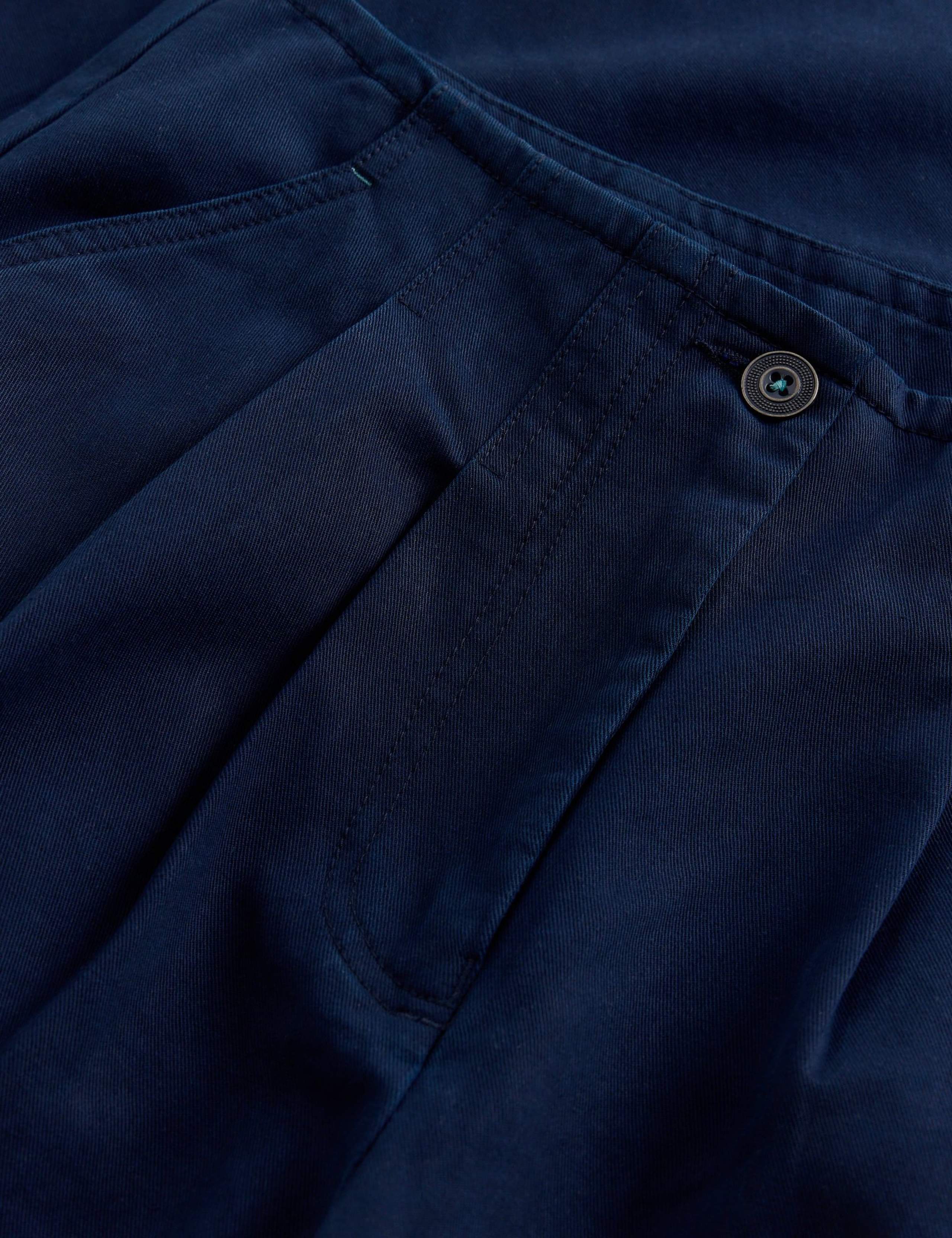 Cotton Blend Wide Leg Trousers 5 of 6