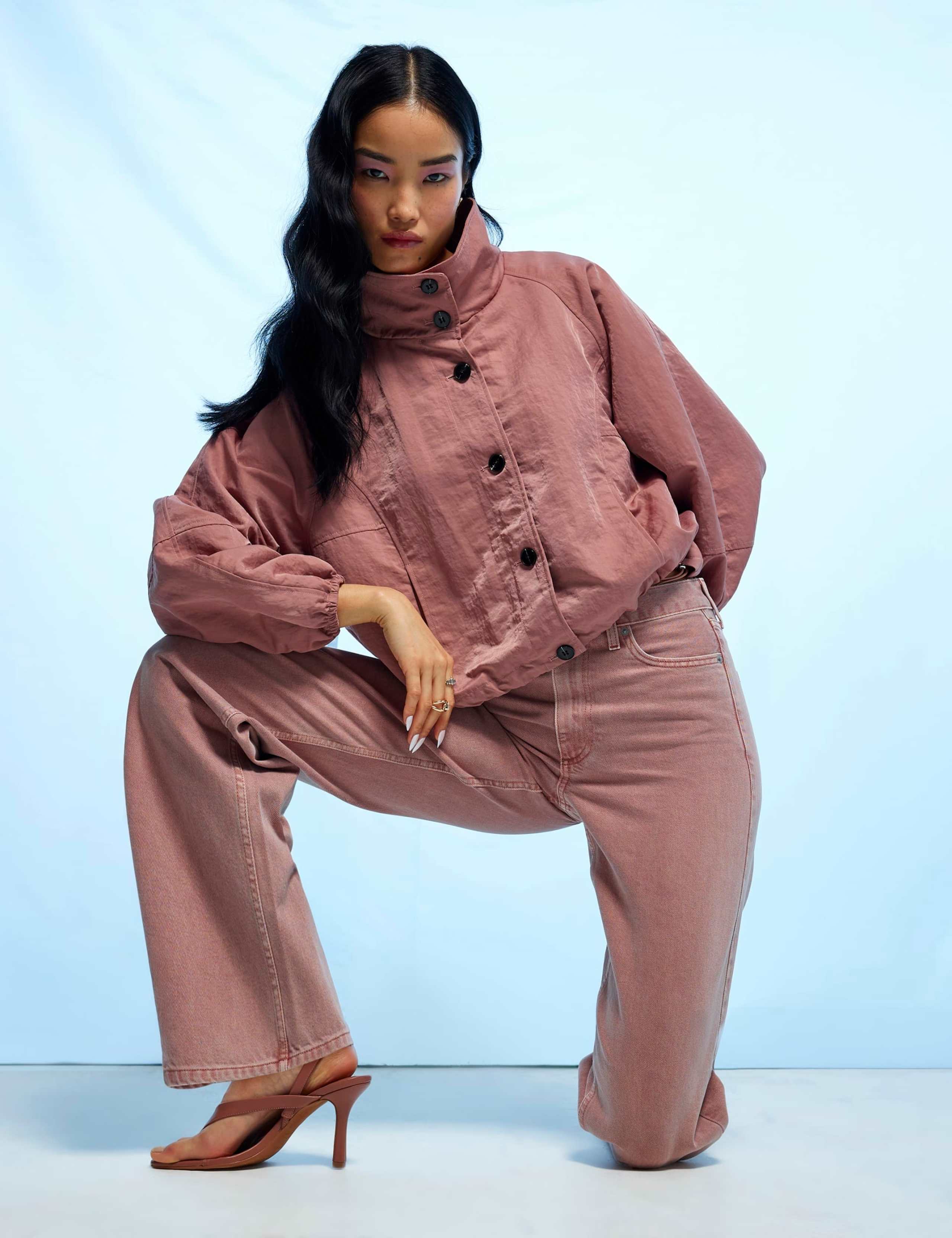 Relaxed High Waisted Straight Leg Jeans 3 of 4