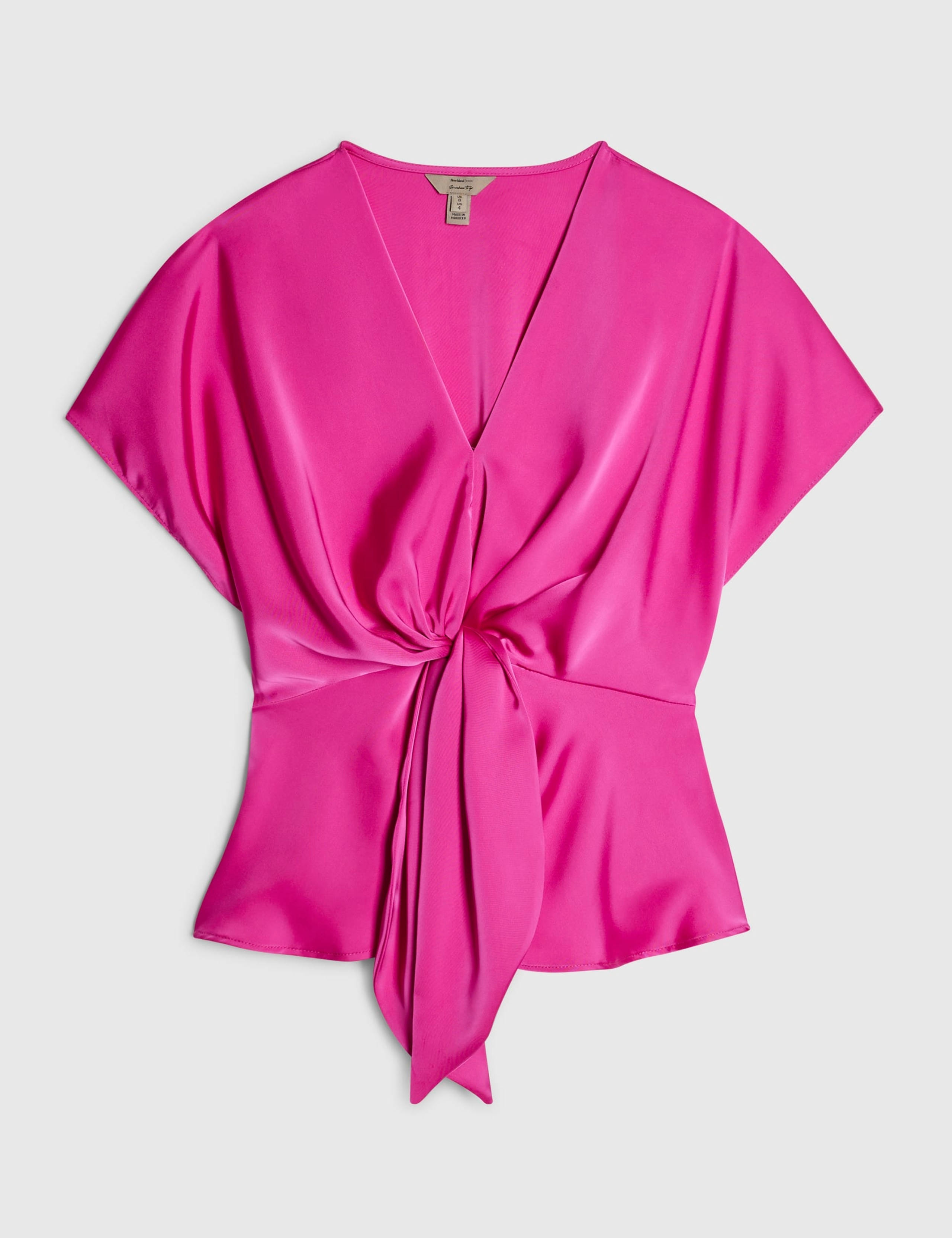 Satin Twist Front Top 4 of 6