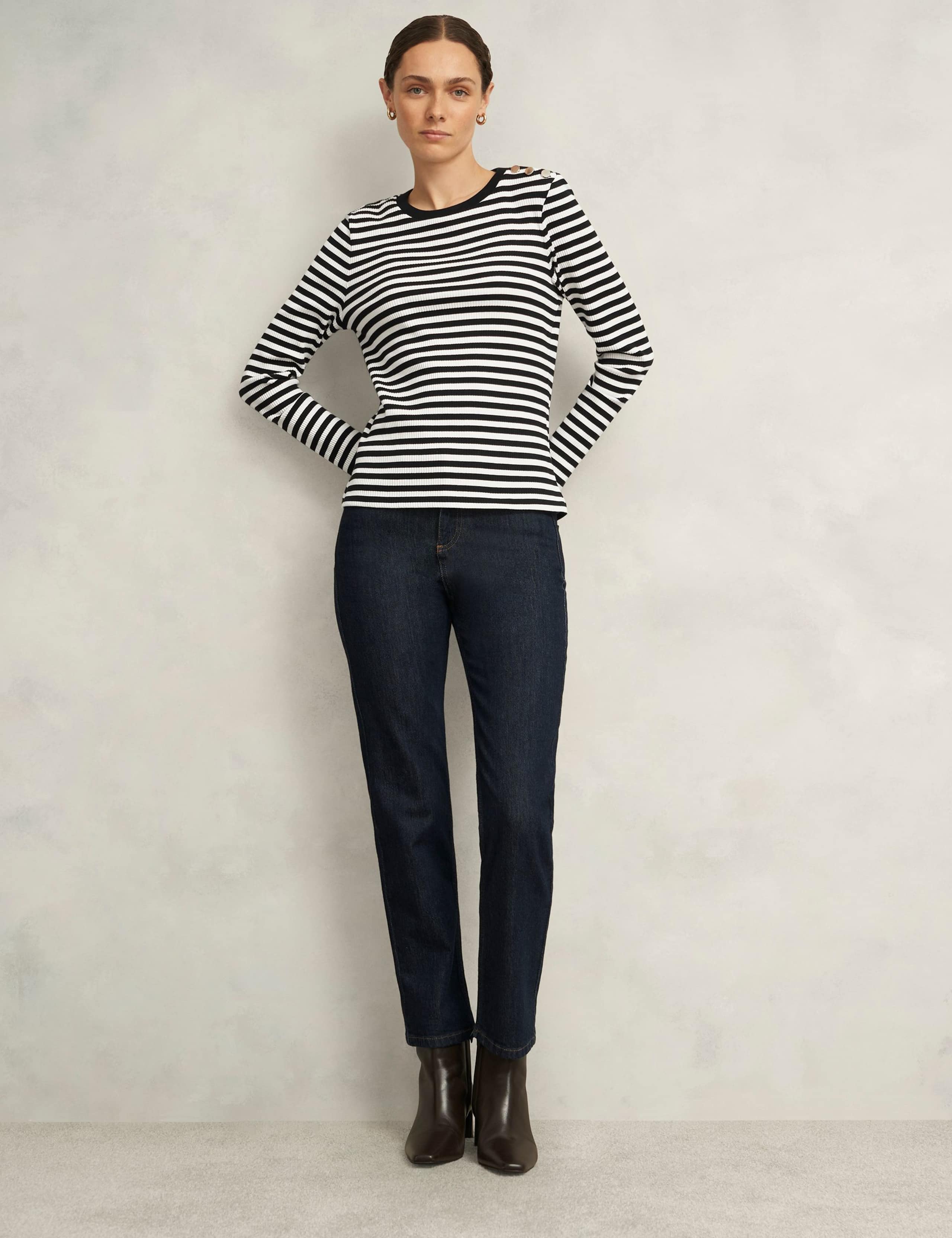 Cotton Rich Striped Top 3 of 6