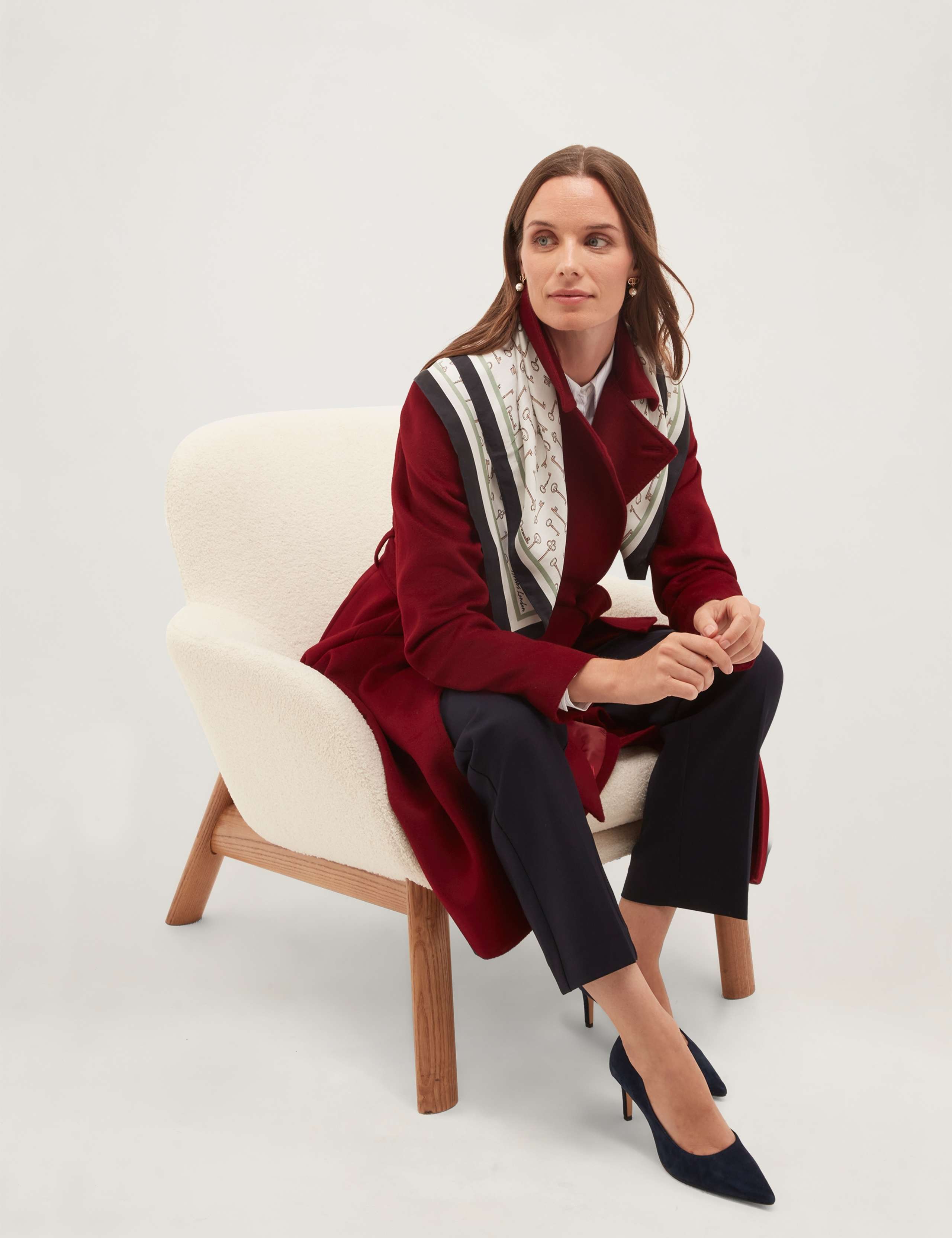Pure Wool Belted Coat 5 of 7